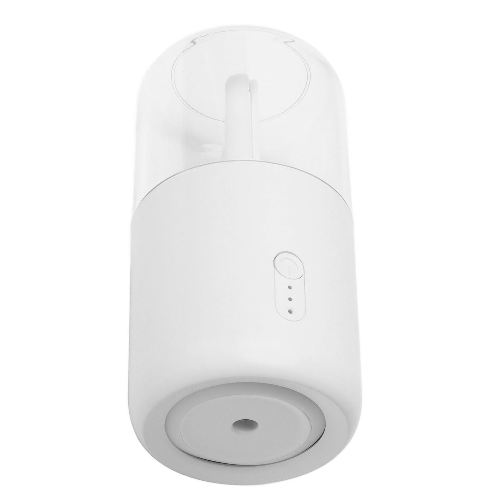 280ml Single Spray Humidifier Small Mist Quiet Operation with Warm Atmosphere Light for Car Home Office DesktopWhite - Image 2