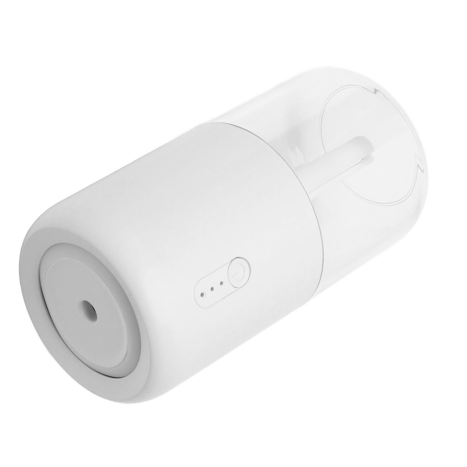 280ml Single Spray Humidifier Small Mist Quiet Operation with Warm Atmosphere Light for Car Home Office DesktopWhite - Image 3