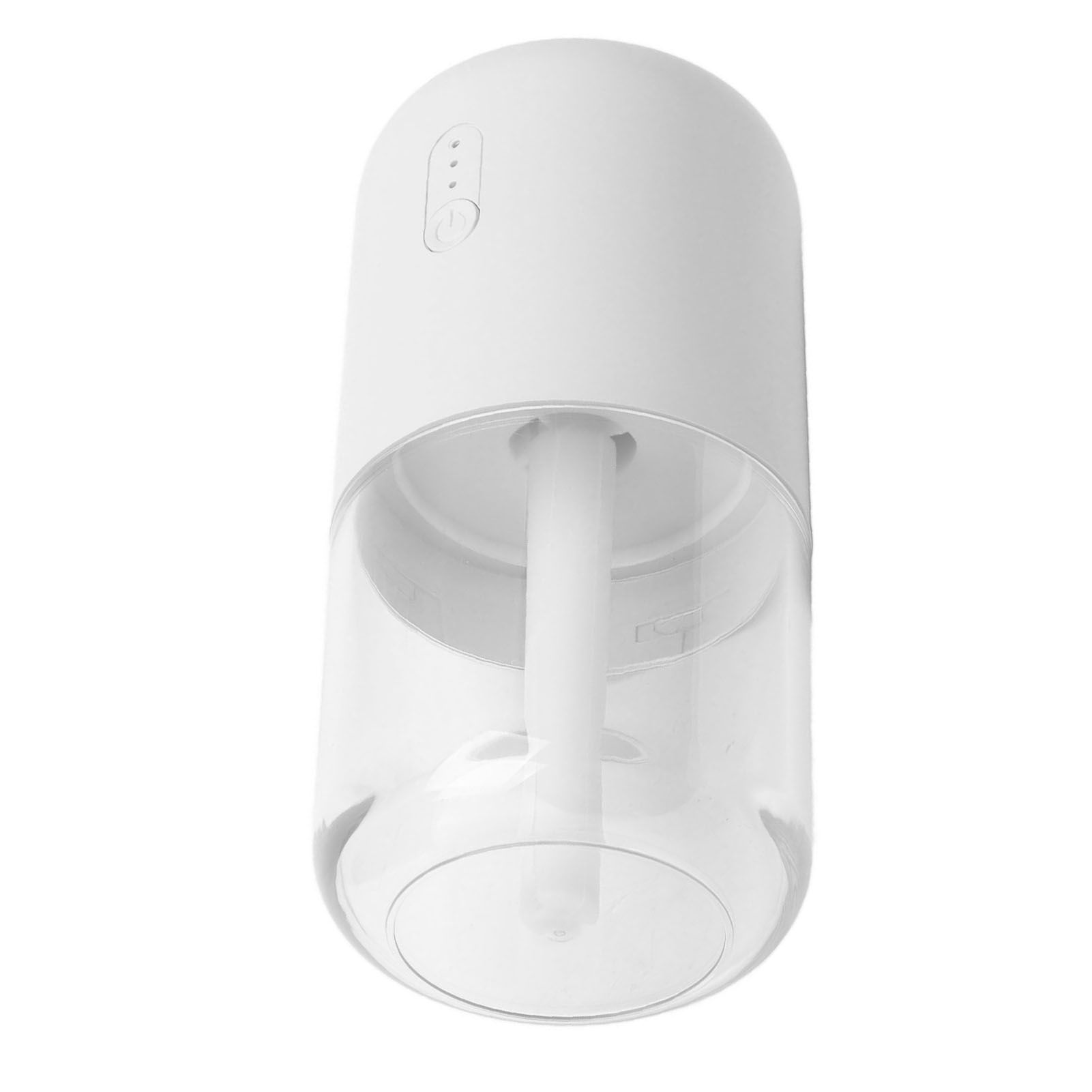 280ml Single Spray Humidifier Small Mist Quiet Operation with Warm Atmosphere Light for Car Home Office DesktopWhite - Image 4