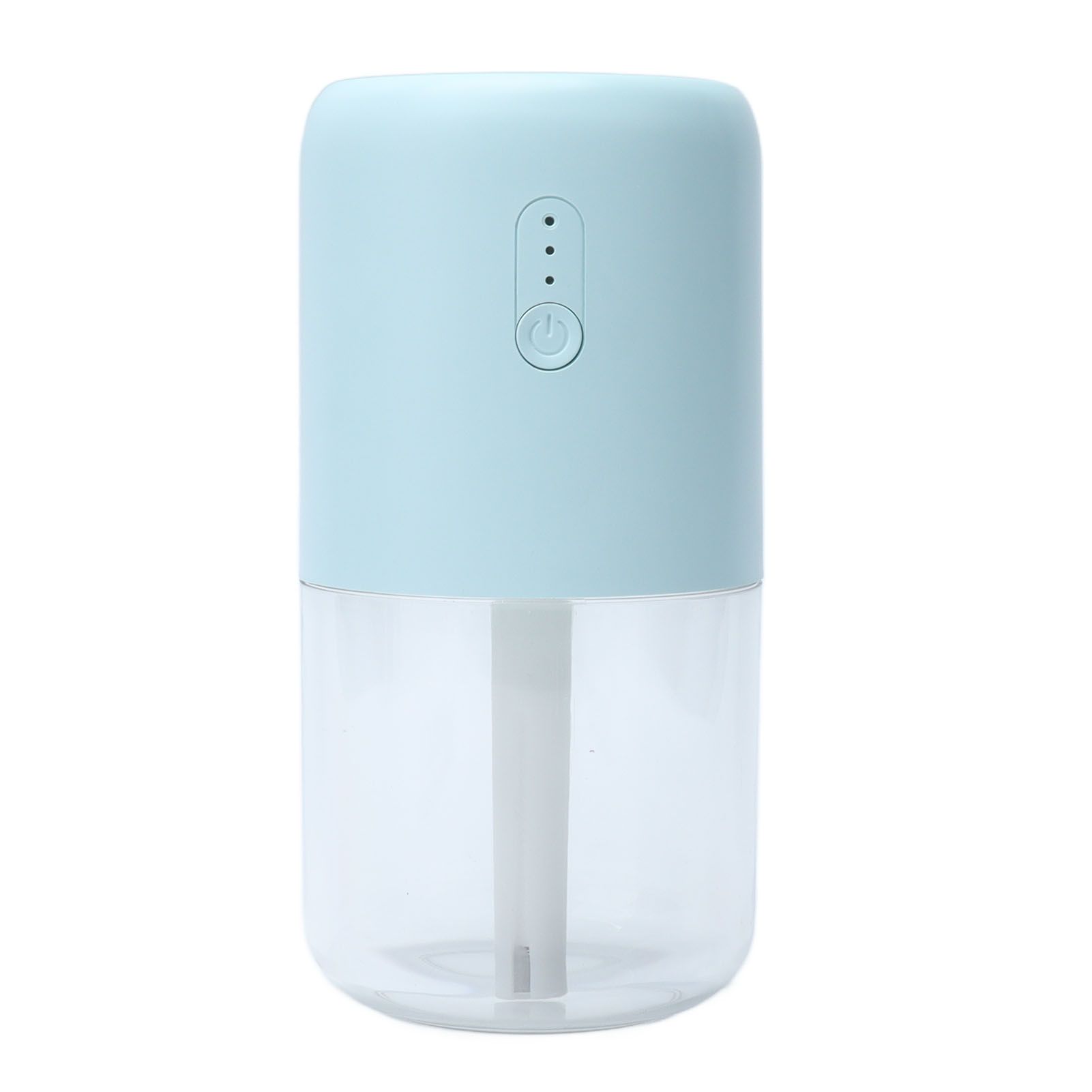 280ml Single Spray Humidifier Small Mist Quiet Operation with Warm Atmosphere Light for Car Home Office DesktopBlue - Image 1