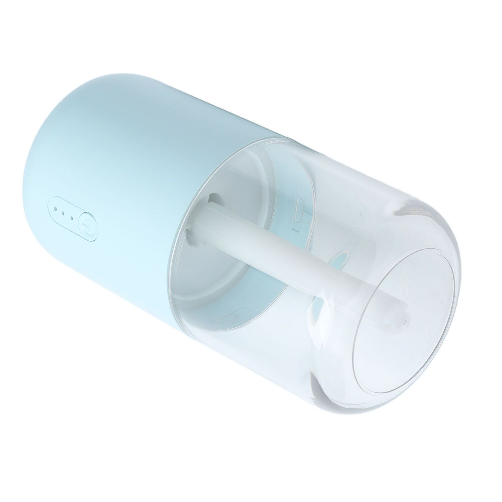 280ml Single Spray Humidifier Small Mist Quiet Operation with Warm Atmosphere Light for Car Home Office DesktopBlue - Image 2