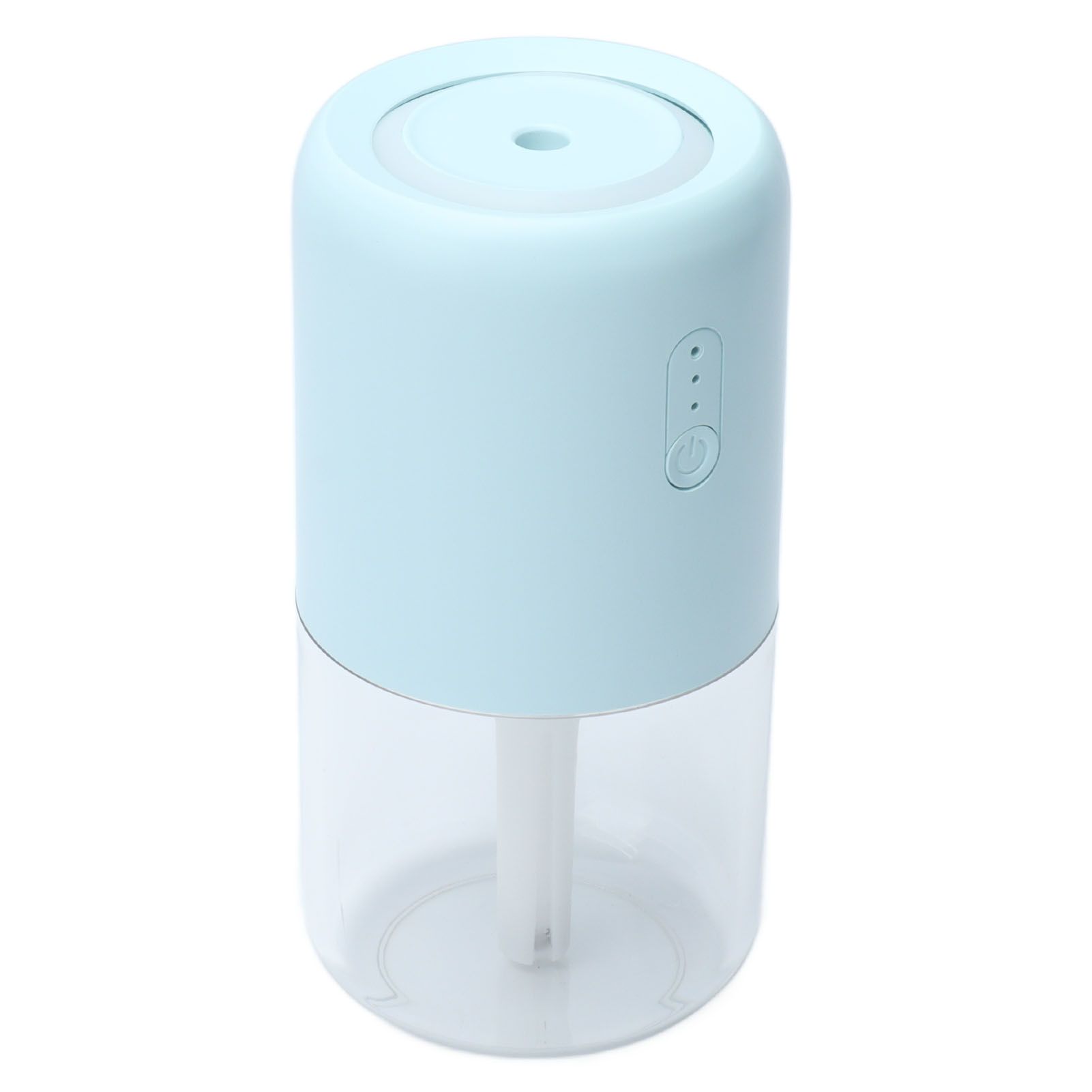 280ml Single Spray Humidifier Small Mist Quiet Operation with Warm Atmosphere Light for Car Home Office DesktopBlue - Image 4