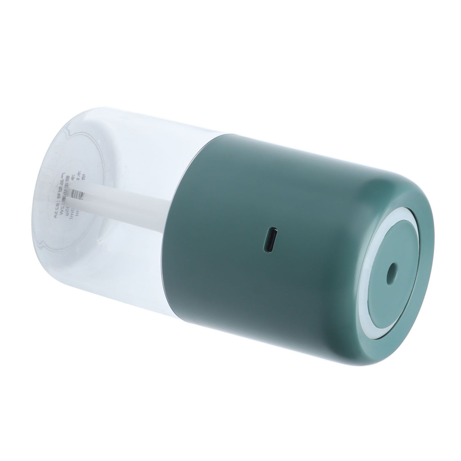 280ml Single Spray Humidifier Small Mist Quiet Operation with Warm Atmosphere Light for Car Home Office DesktopGreen - Image 3