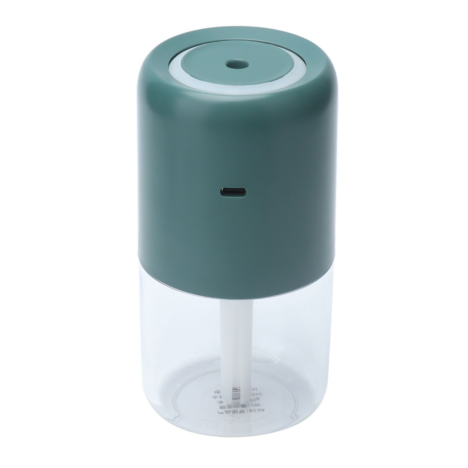 280ml Single Spray Humidifier Small Mist Quiet Operation with Warm Atmosphere Light for Car Home Office DesktopGreen - Image 5