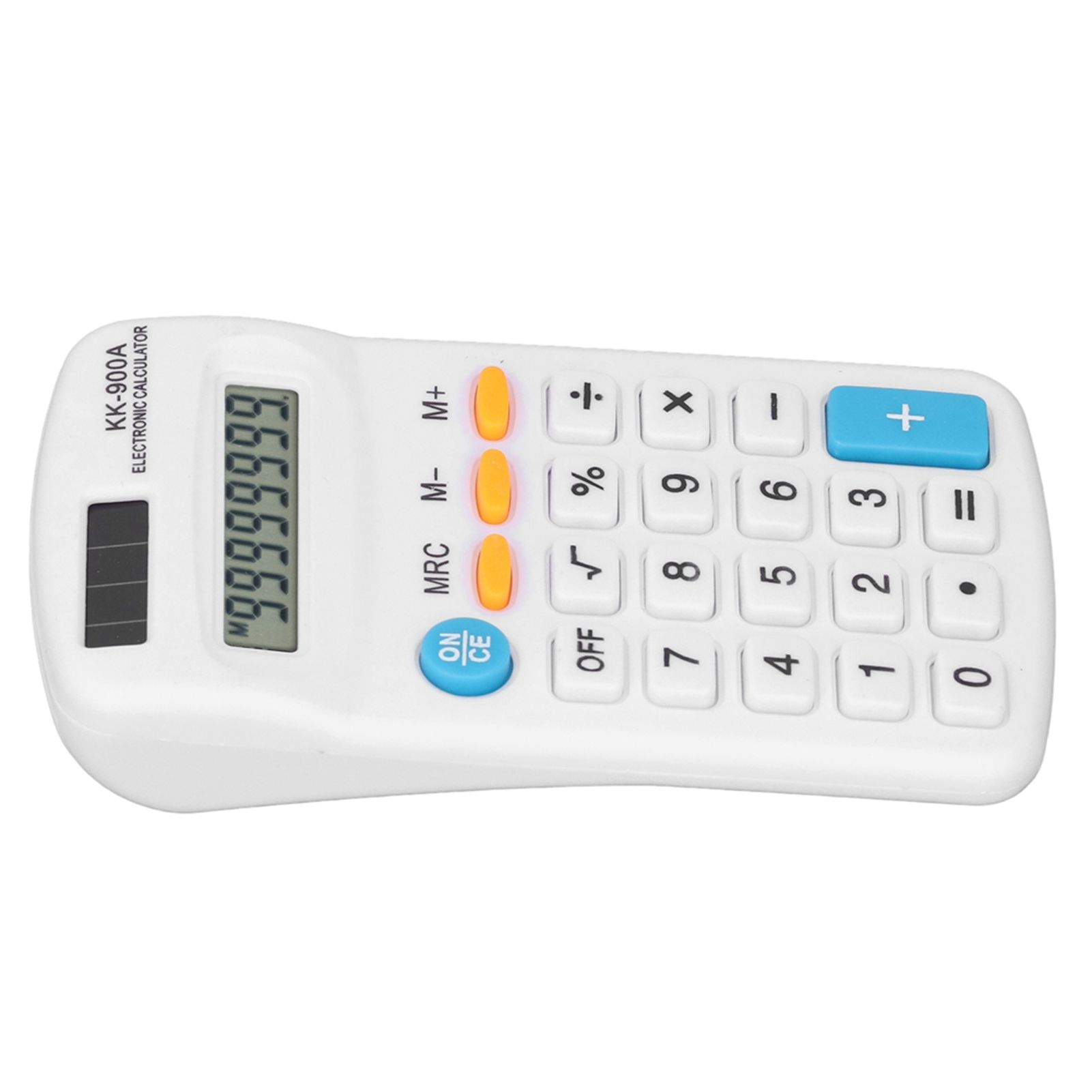 Mini Calculators Handheld 8 Digit with LCD Display Sensitive Button Solar Battery Dual Power for Office School BusinessWhite - Image 5