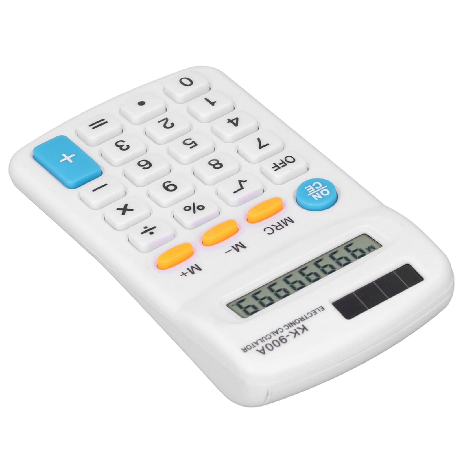 Mini Calculators Handheld 8 Digit with LCD Display Sensitive Button Solar Battery Dual Power for Office School BusinessWhite - Image 6