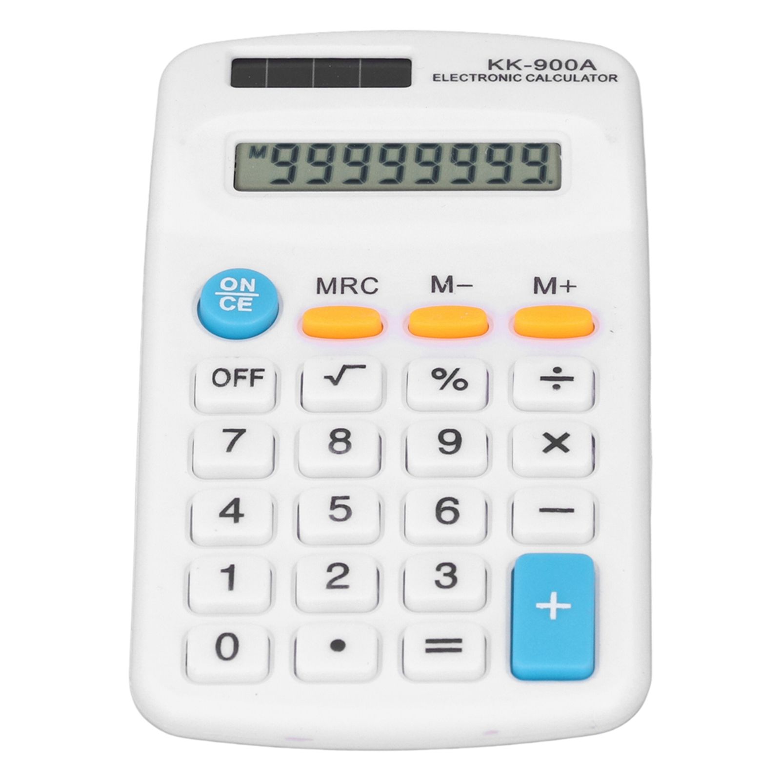 Mini Calculators Handheld 8 Digit with LCD Display Sensitive Button Solar Battery Dual Power for Office School BusinessWhite - Image 7