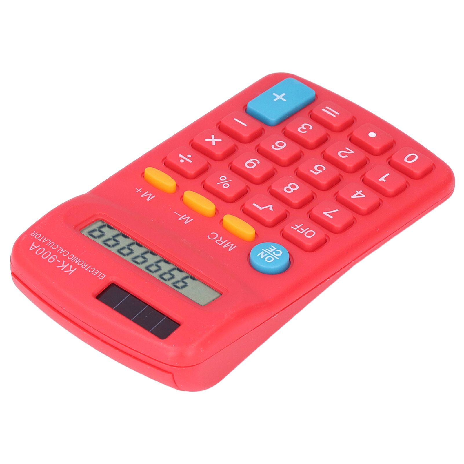 Mini Calculators Handheld 8 Digit with LCD Display Sensitive Button Solar Battery Dual Power for Office School BusinessRed - Image 7