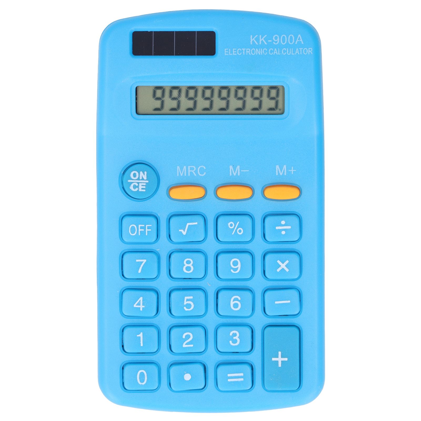 Mini Calculators Handheld 8 Digit with LCD Display Sensitive Button Solar Battery Dual Power for Office School BusinessBlue - Image 2