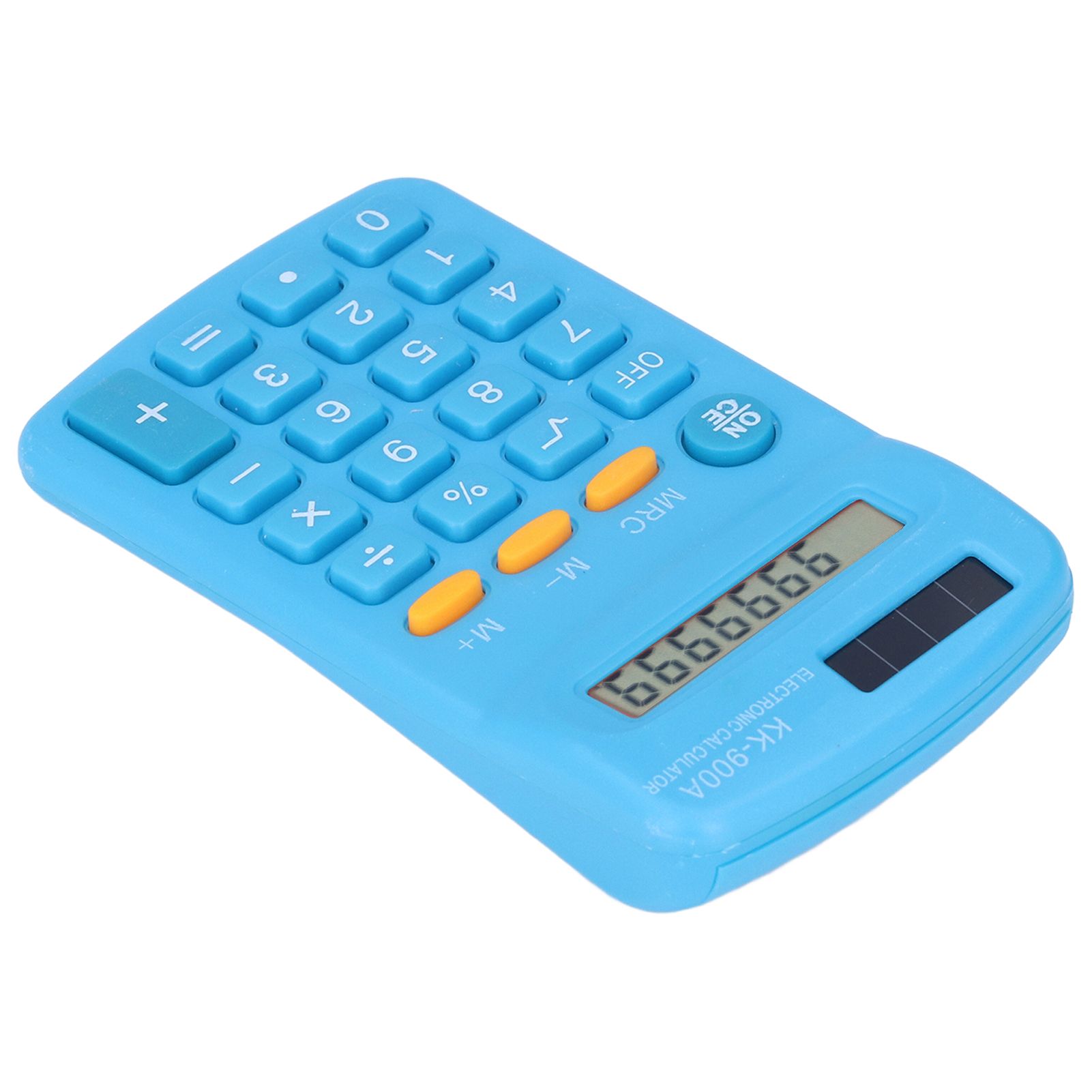 Mini Calculators Handheld 8 Digit with LCD Display Sensitive Button Solar Battery Dual Power for Office School BusinessBlue - Image 3