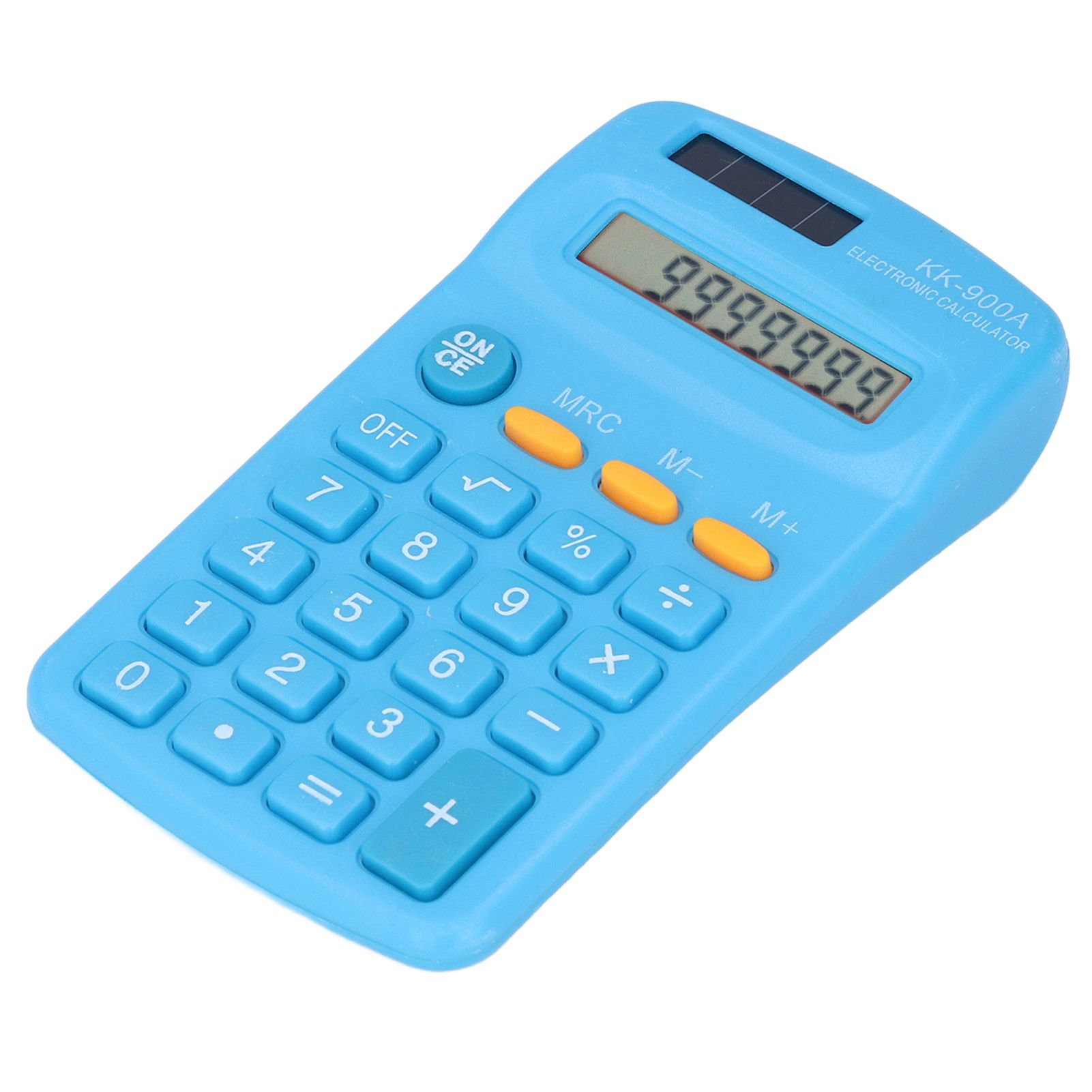 Mini Calculators Handheld 8 Digit with LCD Display Sensitive Button Solar Battery Dual Power for Office School BusinessBlue - Image 4