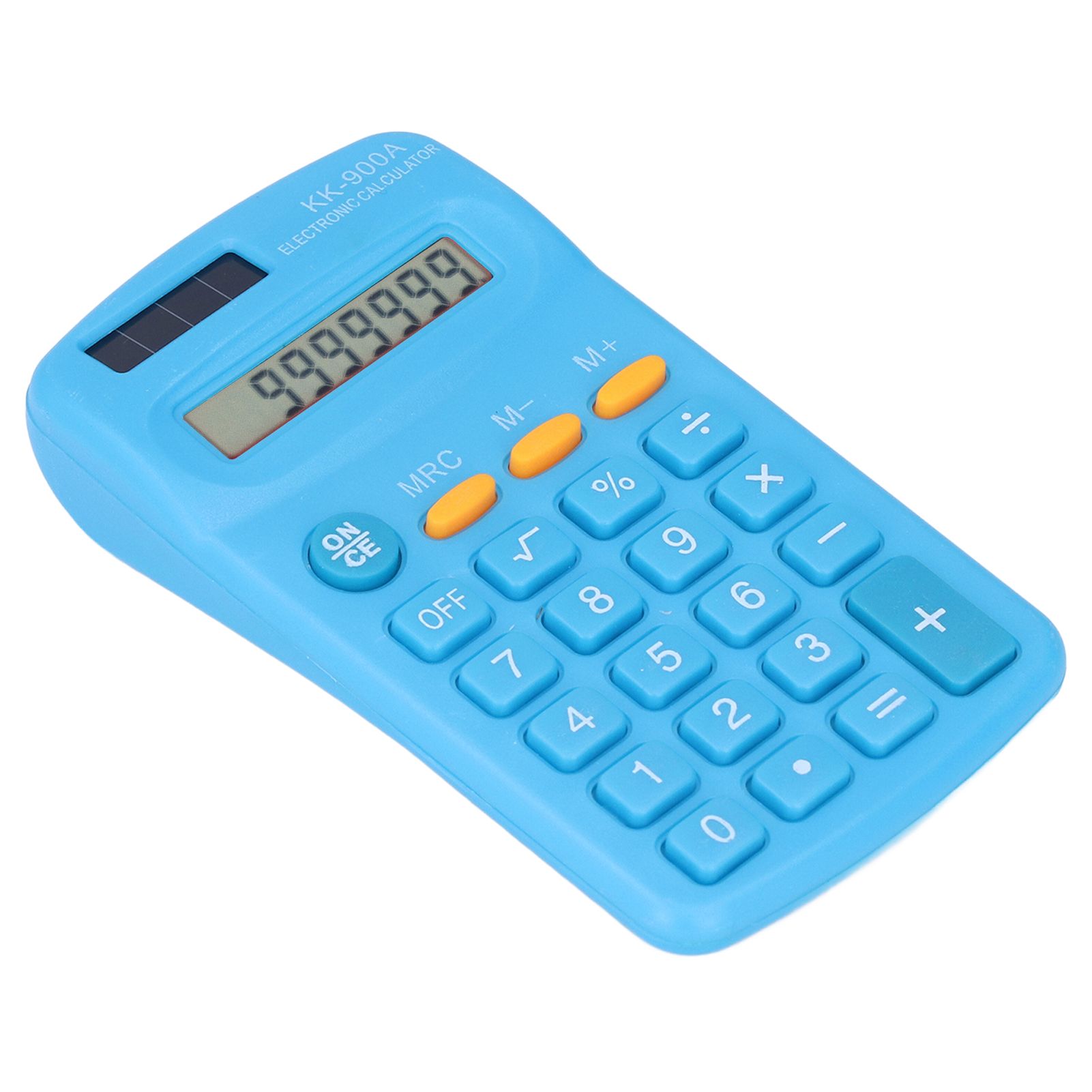 Mini Calculators Handheld 8 Digit with LCD Display Sensitive Button Solar Battery Dual Power for Office School BusinessBlue - Image 7