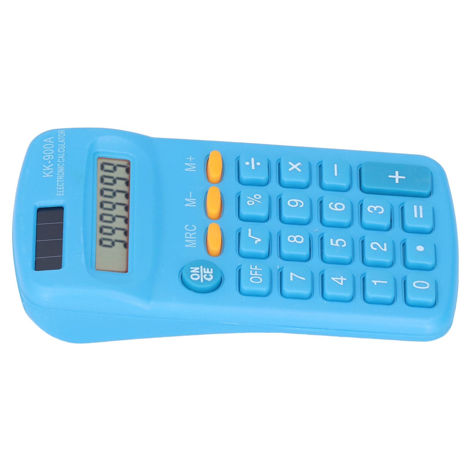 Mini Calculators Handheld 8 Digit with LCD Display Sensitive Button Solar Battery Dual Power for Office School BusinessBlue - Image 8