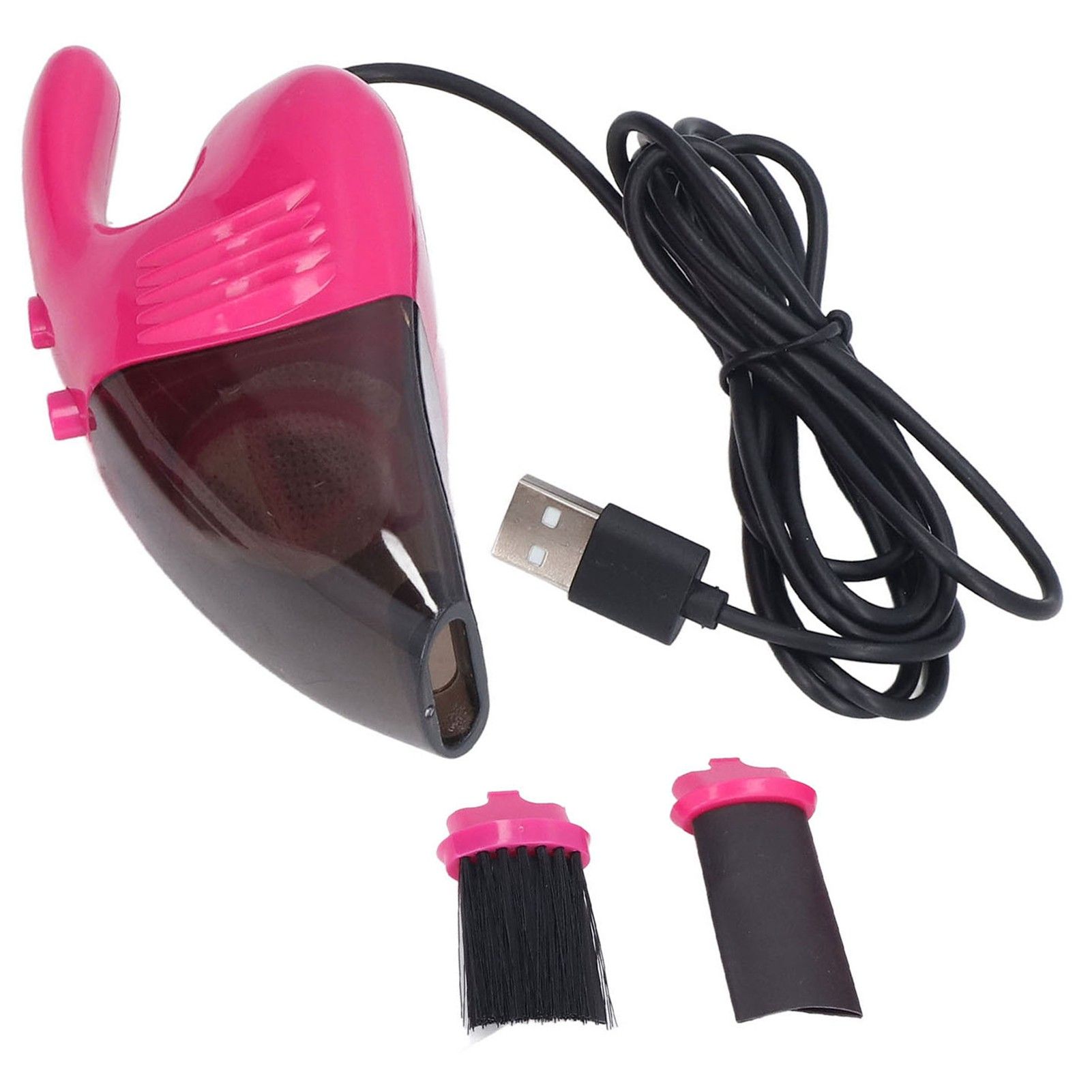 Keyboard Vacuum USB Handheld Powerful Suction Portable Energy Saving Multi Purpose Quick Cleaning Mini VacuumPink - Image 1