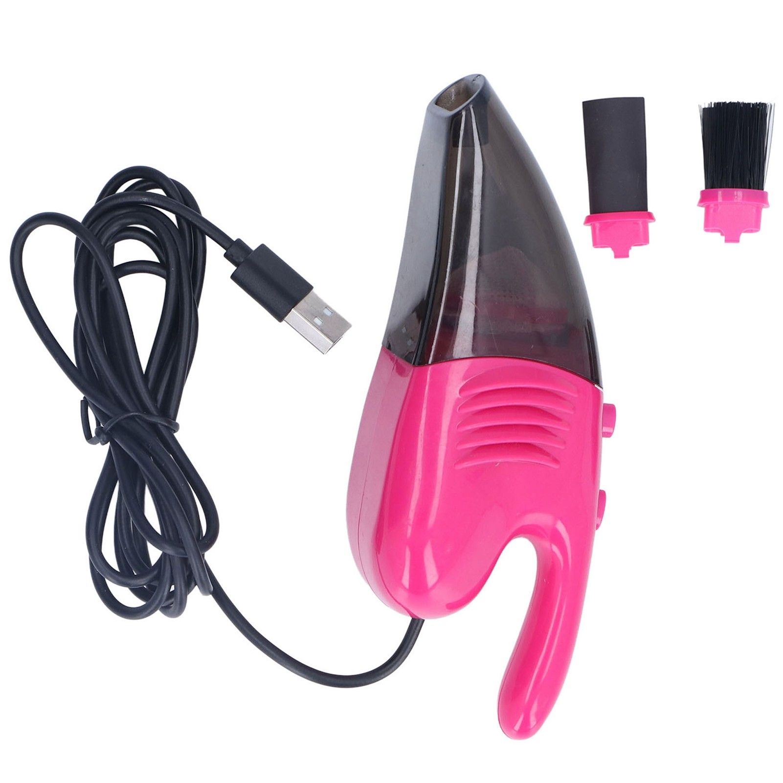 Keyboard Vacuum USB Handheld Powerful Suction Portable Energy Saving Multi Purpose Quick Cleaning Mini VacuumPink - Image 2