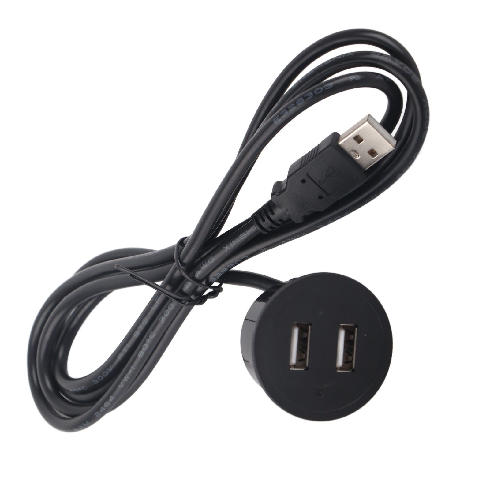 2 USB Charging Socket with 1.5m Cable Embedded Installation 5V 1A Multipurpose for Mobile Phone Cameras TabletUSB Output - Image 3