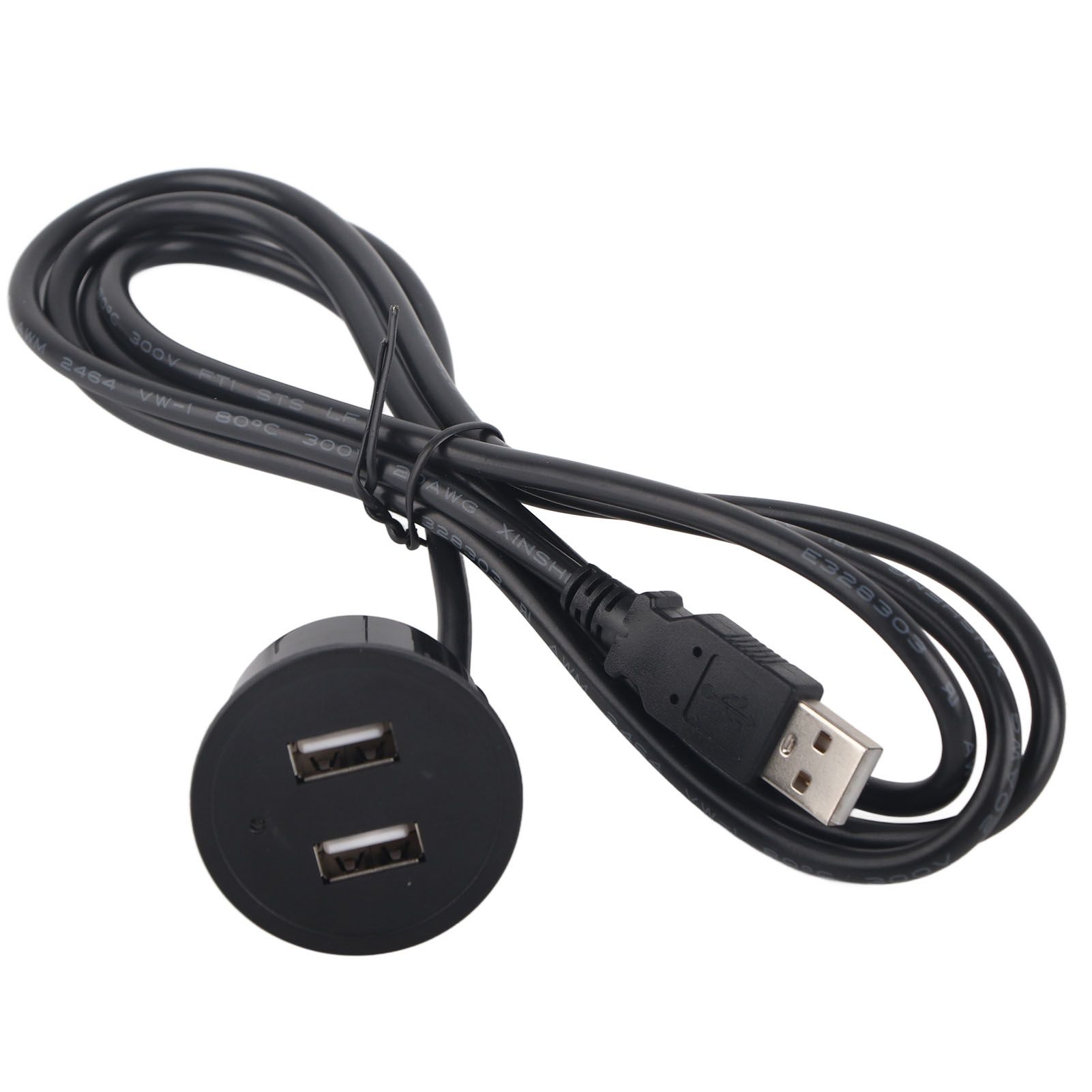 2 USB Charging Socket with 1.5m Cable Embedded Installation 5V 1A Multipurpose for Mobile Phone Cameras TabletUSB Output - Image 4