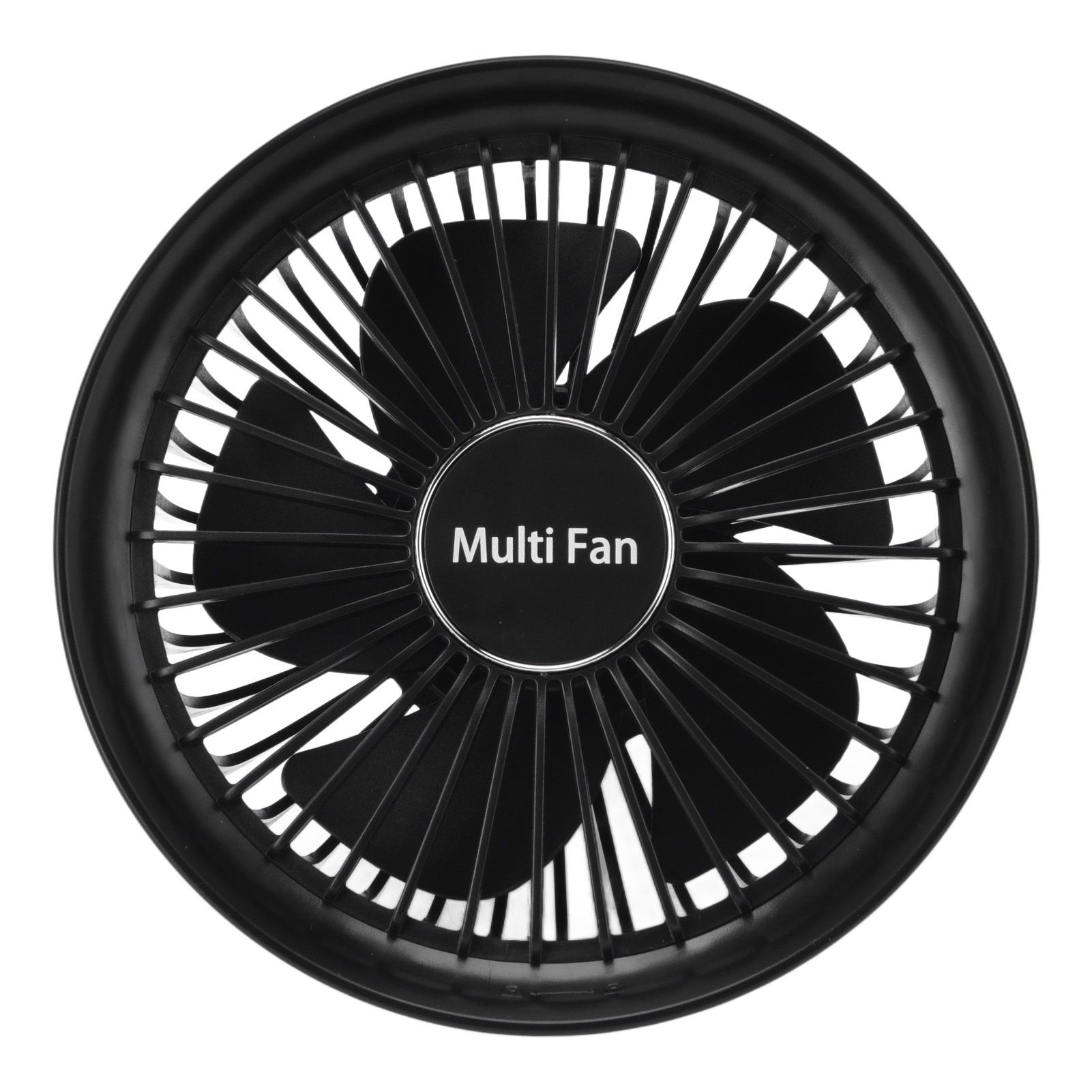 Electric Fan Portable Multifunctional Usb Charging Outdoor Hanging Battery Powered Fan for Home Office Study Camping Black - Image 3