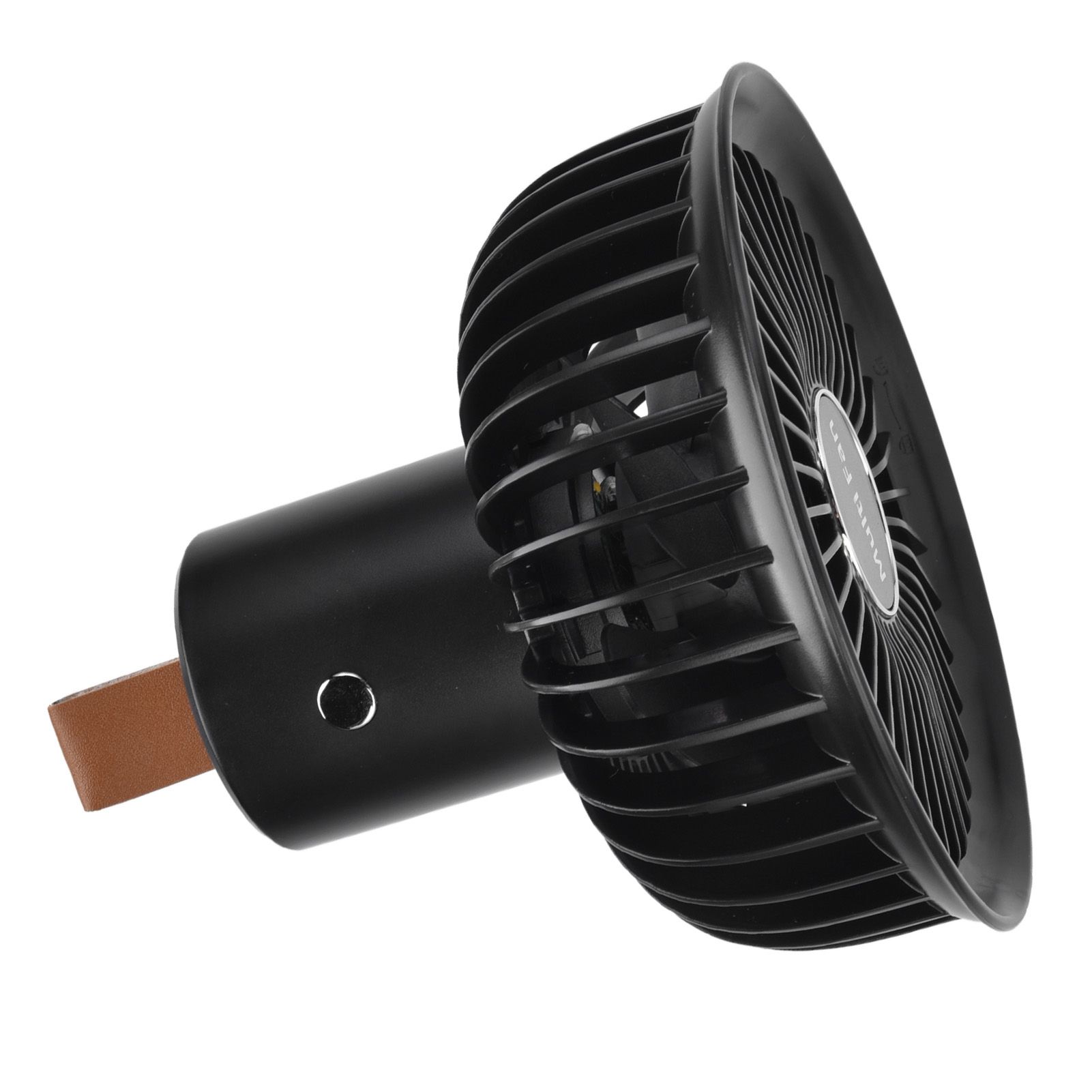 Electric Fan Portable Multifunctional Usb Charging Outdoor Hanging Battery Powered Fan for Home Office Study Camping Black - Image 4