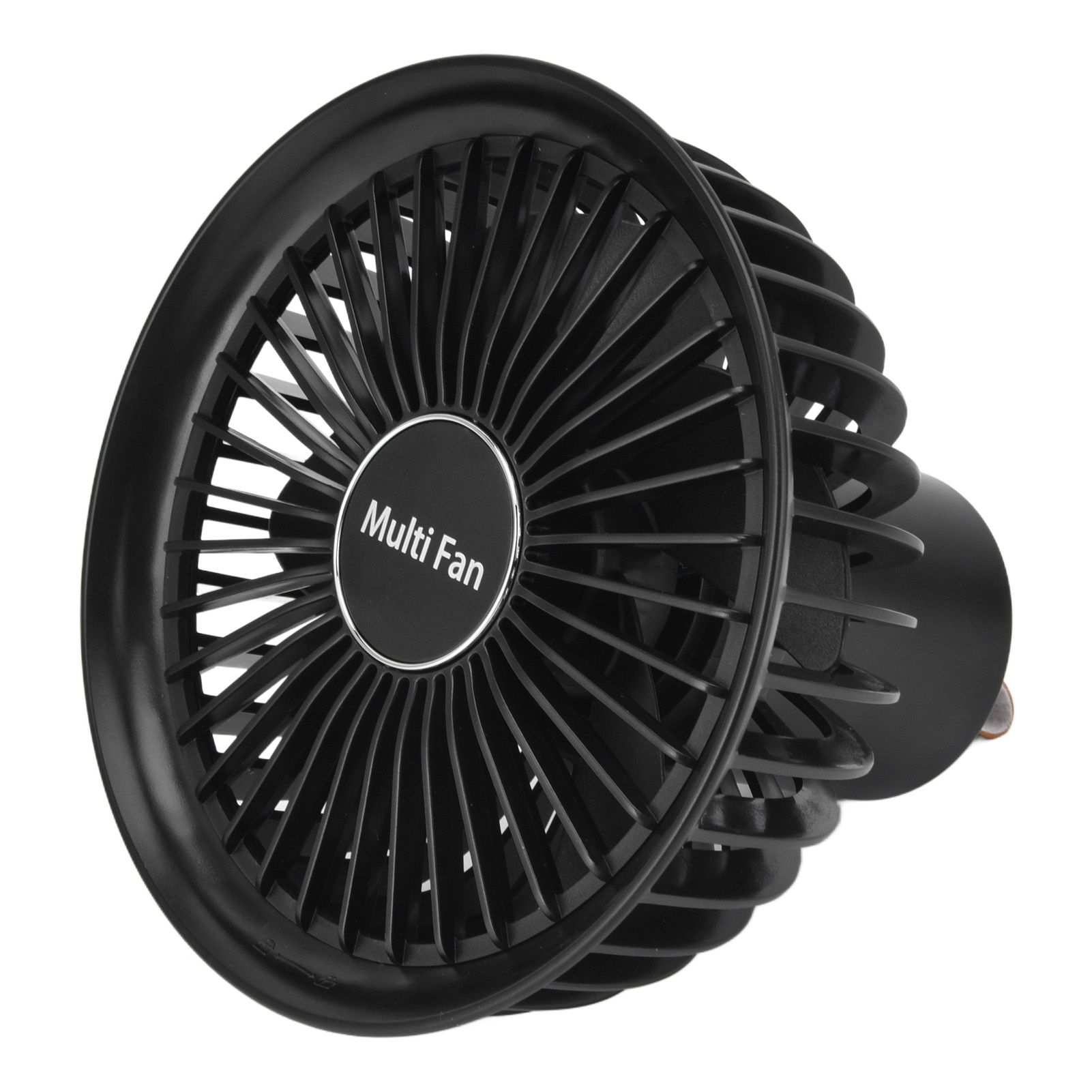 Electric Fan Portable Multifunctional Usb Charging Outdoor Hanging Battery Powered Fan for Home Office Study Camping Black - Image 8