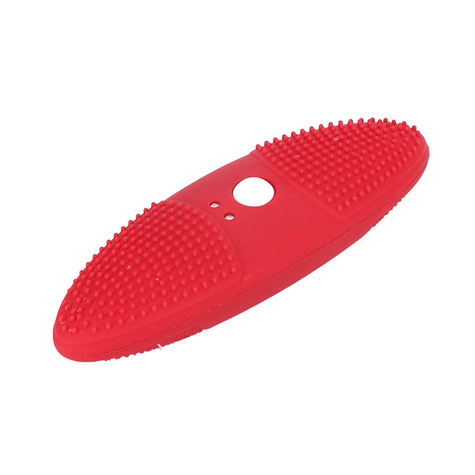 Ultrasonic Scrubber 3 Levels USB Charging High Frequency Vibration Dual Waving Ultrasonic Vegetable Washing Machine Red - Image 3