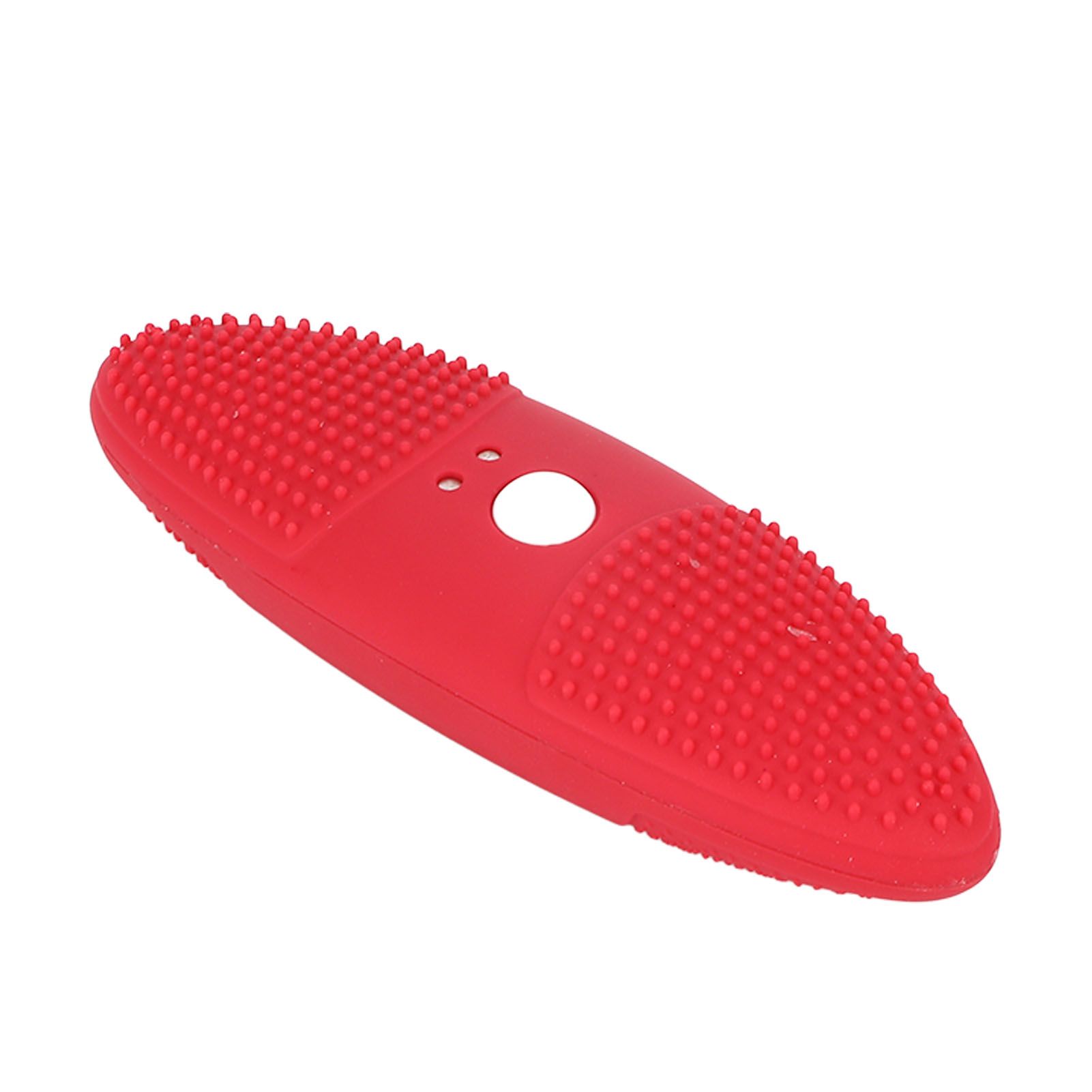 Ultrasonic Scrubber 3 Levels USB Charging High Frequency Vibration Dual Waving Ultrasonic Vegetable Washing Machine Red - Image 4