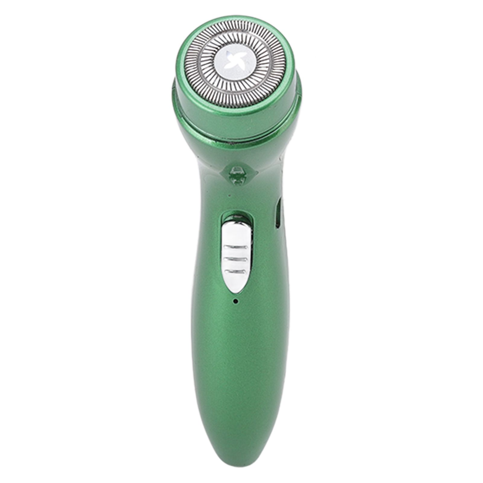 Electric Razor Low Noise Stainless Steel Electric Head Shaver Low Allergic Reactivity for Man 3.7V 2W Green - Image 3