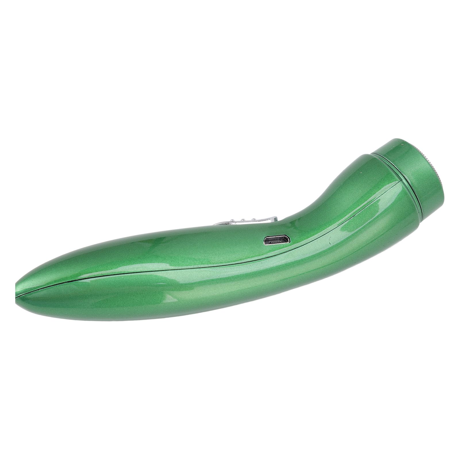 Electric Razor Low Noise Stainless Steel Electric Head Shaver Low Allergic Reactivity for Man 3.7V 2W Green - Image 4