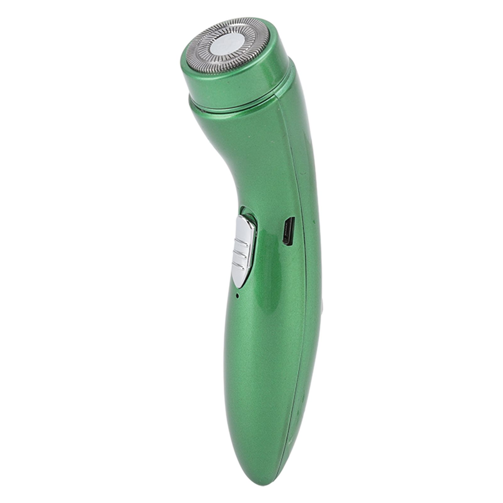 Electric Razor Low Noise Stainless Steel Electric Head Shaver Low Allergic Reactivity for Man 3.7V 2W Green - Image 6