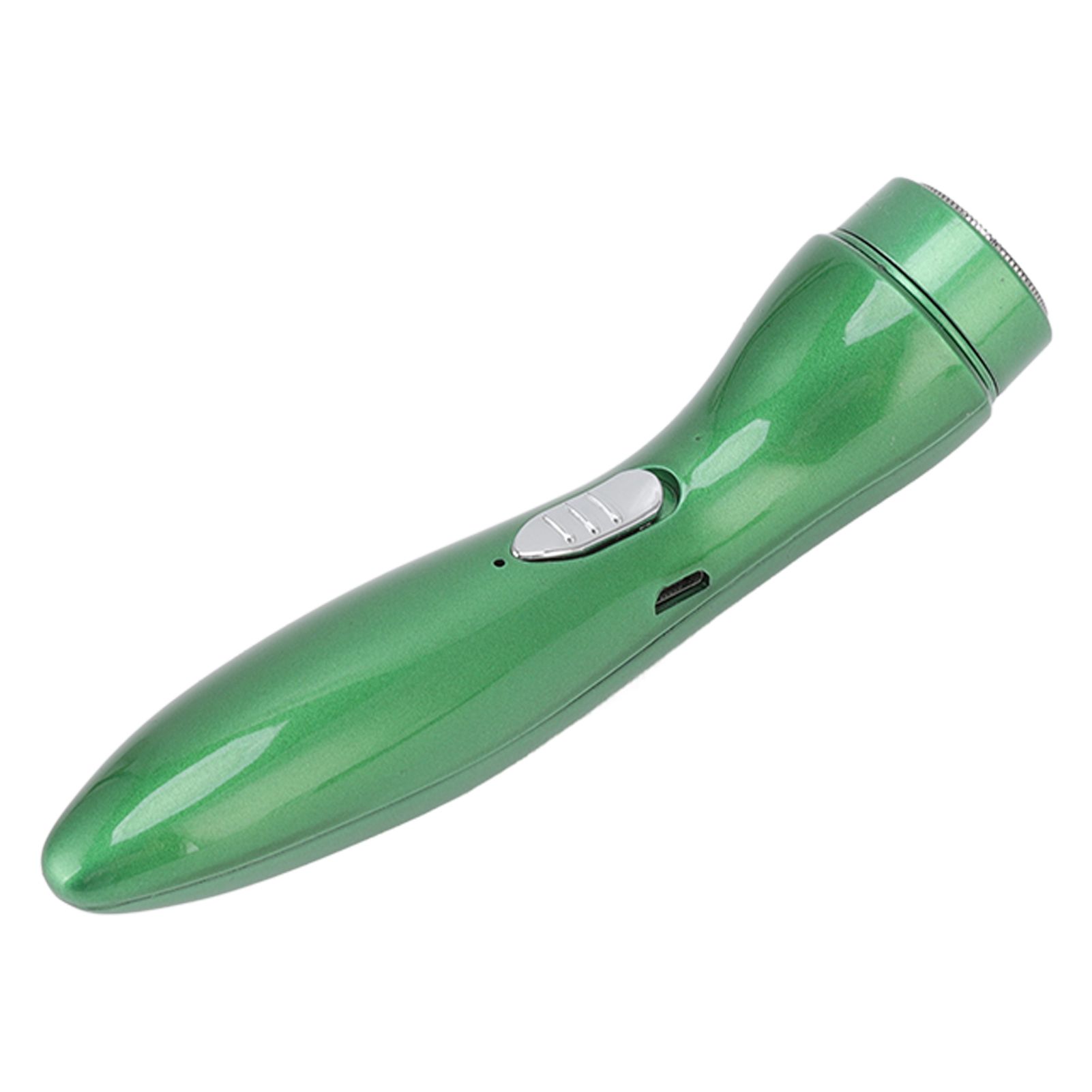 Electric Razor Low Noise Stainless Steel Electric Head Shaver Low Allergic Reactivity for Man 3.7V 2W Green - Image 8