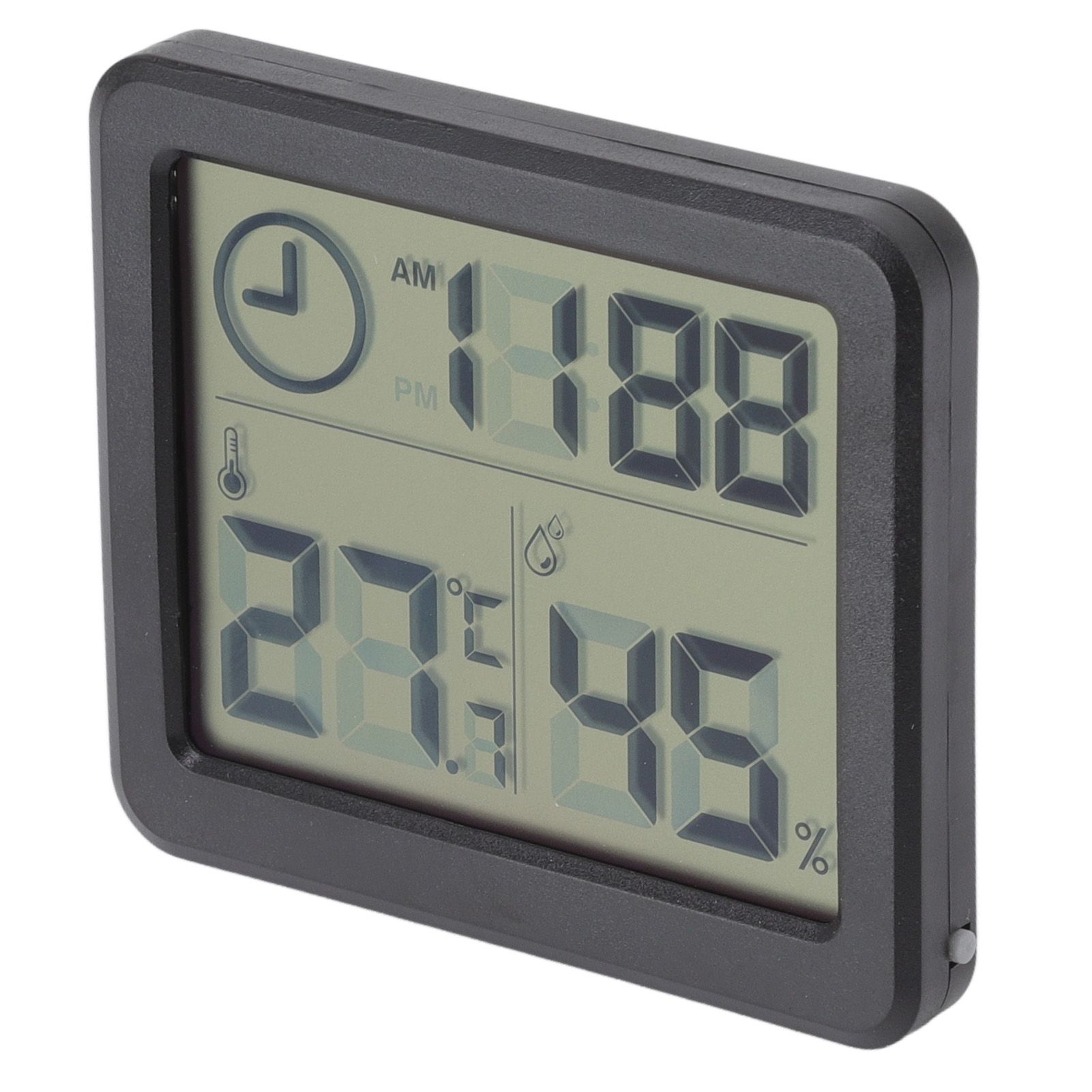 Digital Thermometer Hygrometer High Accuracy Four Stomatal Monitoring Temperature Humidity Tester with 3.2in Screen Black - Image 7