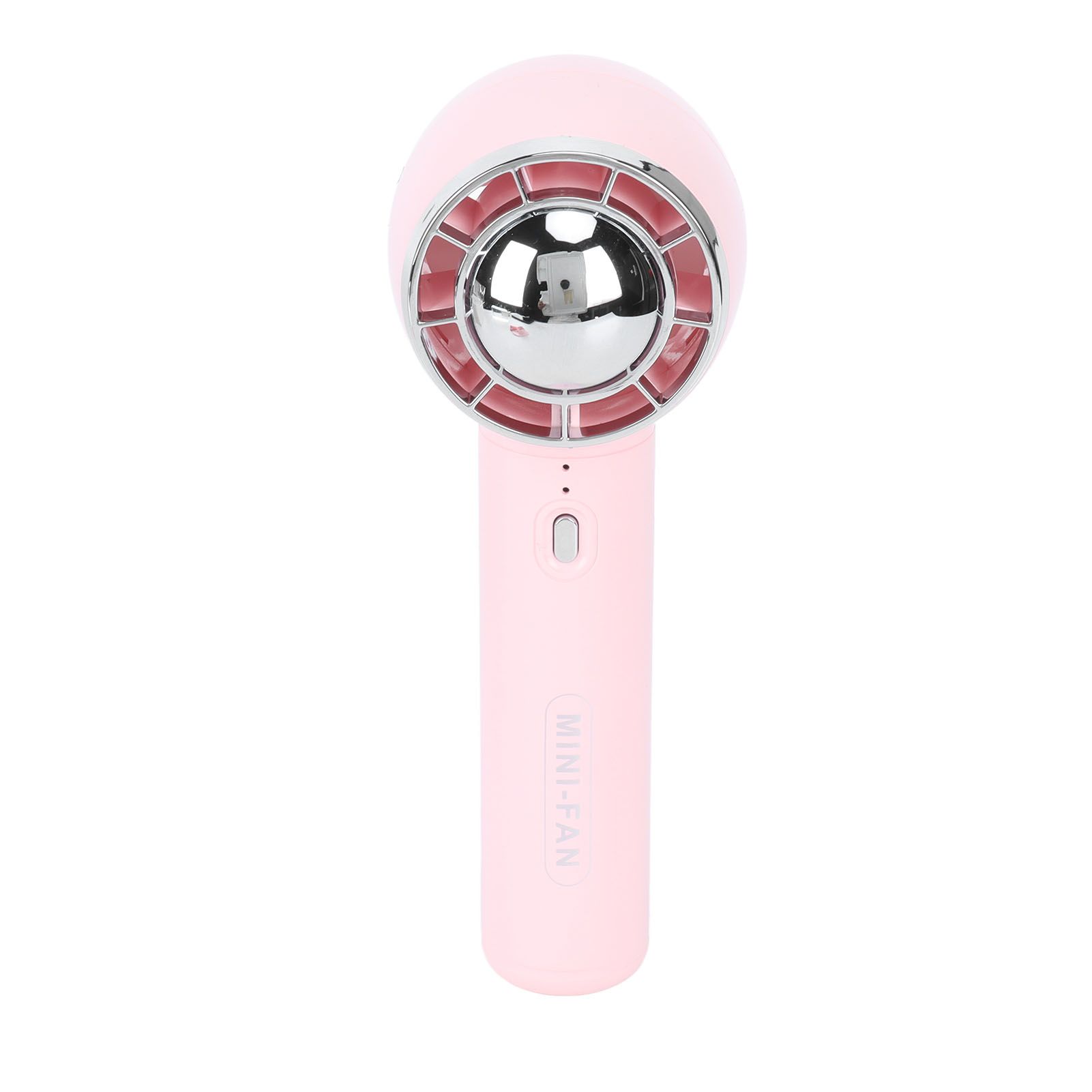 Handheld Fan 3 Speeds USB Charging Strong Wind Lightweight 1200mAh Battery Portable Fan Handheld for Office Travel Pink - Image 3