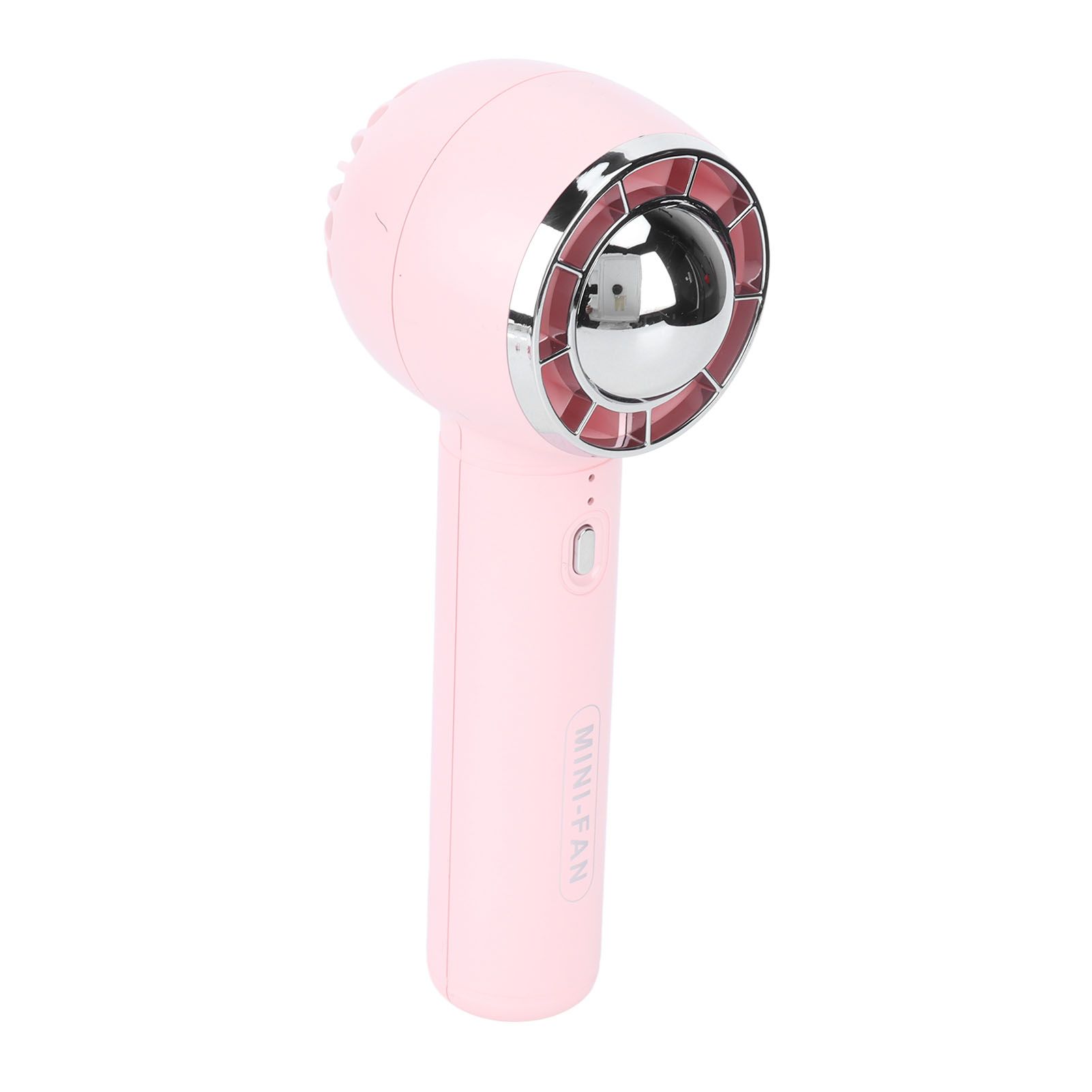 Handheld Fan 3 Speeds USB Charging Strong Wind Lightweight 1200mAh Battery Portable Fan Handheld for Office Travel Pink - Image 6