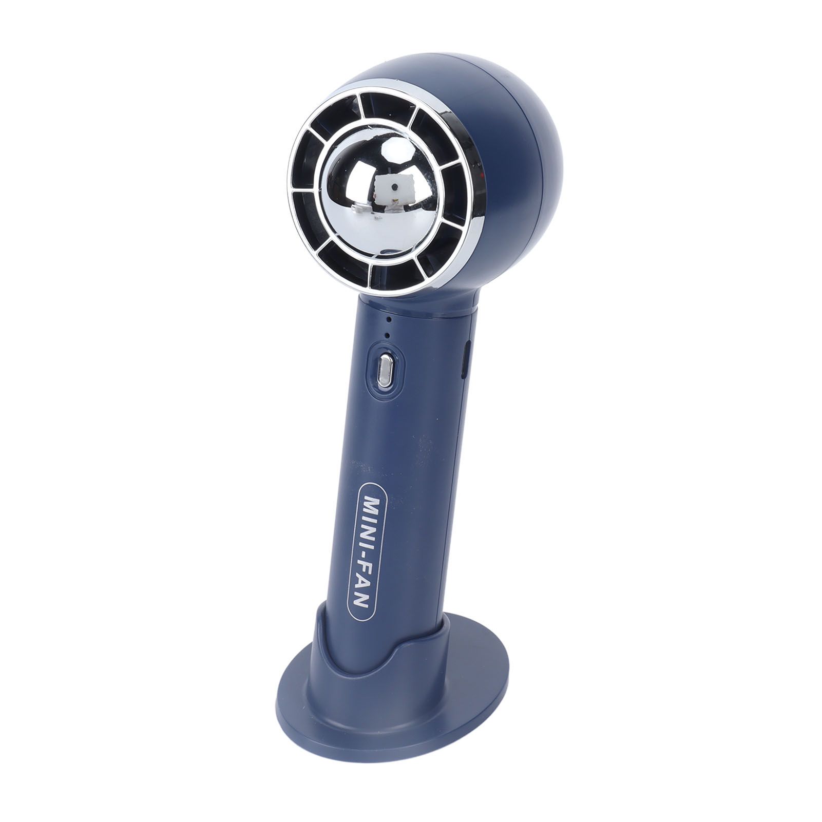Handheld Fan 3 Speeds USB Charging Strong Wind Lightweight 1200mAh Battery Portable Fan Handheld for Office Travel Blue - Image 4