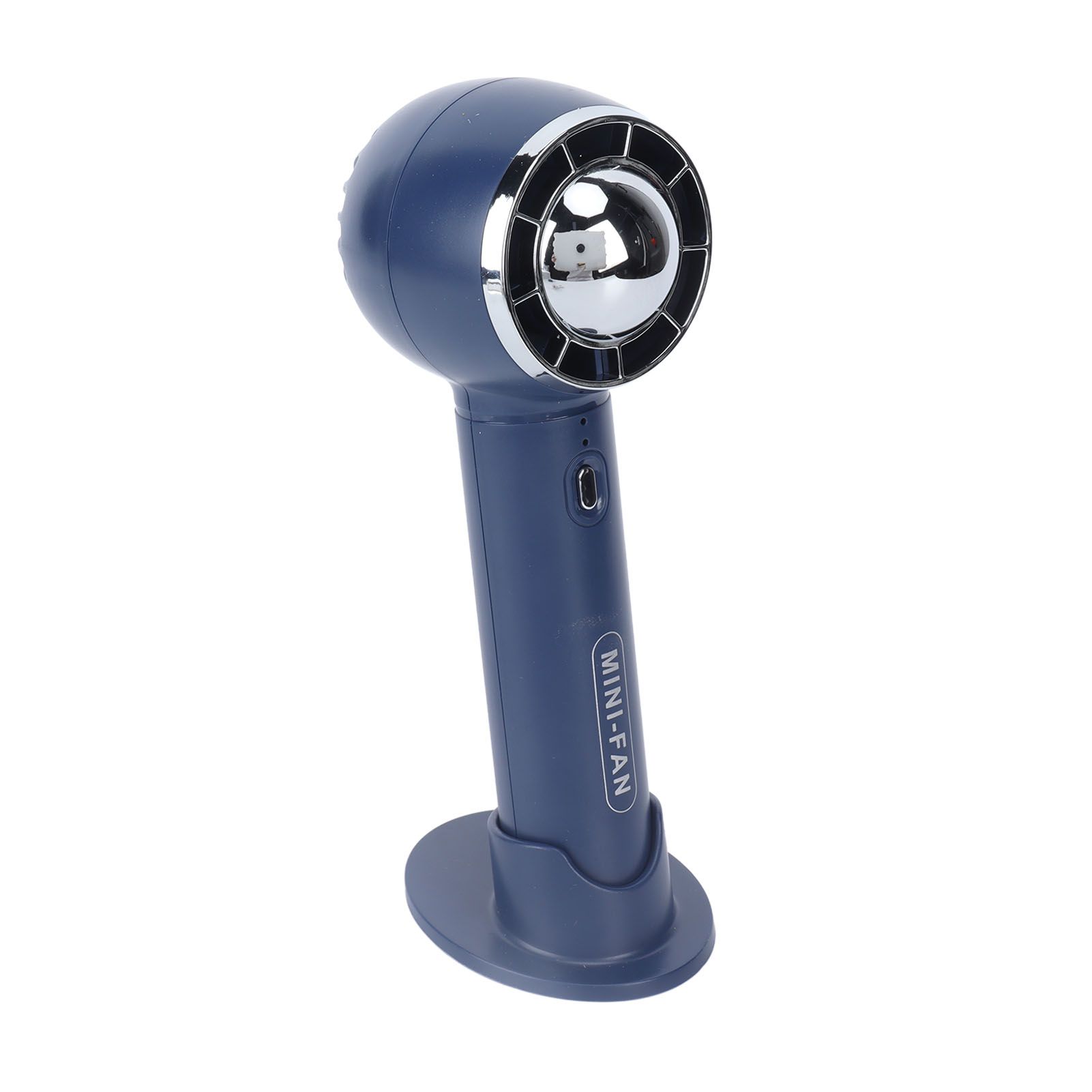 Handheld Fan 3 Speeds USB Charging Strong Wind Lightweight 1200mAh Battery Portable Fan Handheld for Office Travel Blue - Image 7