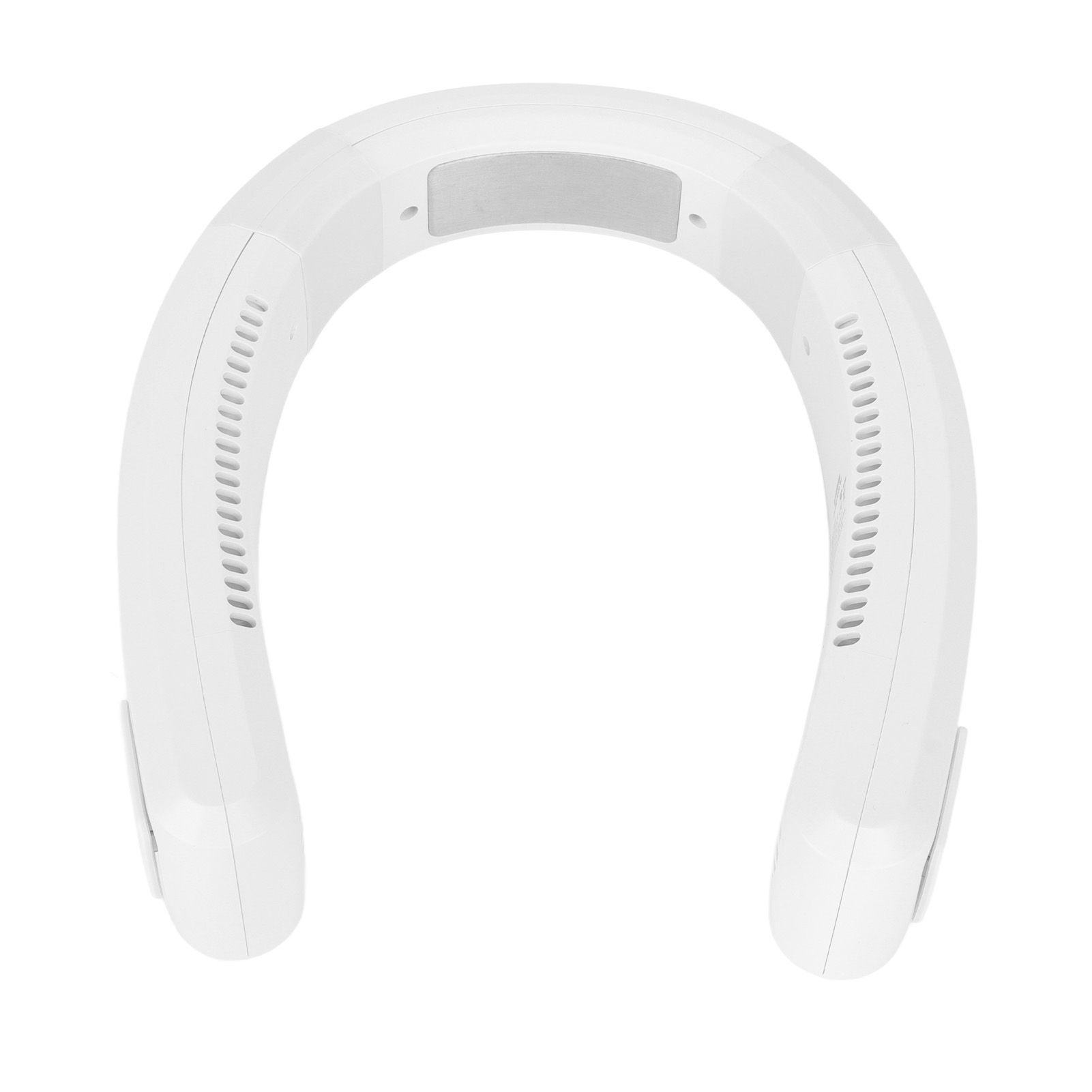 Neck Fan USB Charging 80 Holes 4000 to 5500rpm High Poly Wind Wearable Fan Portable Fan for Household Outdoor White - Image 2
