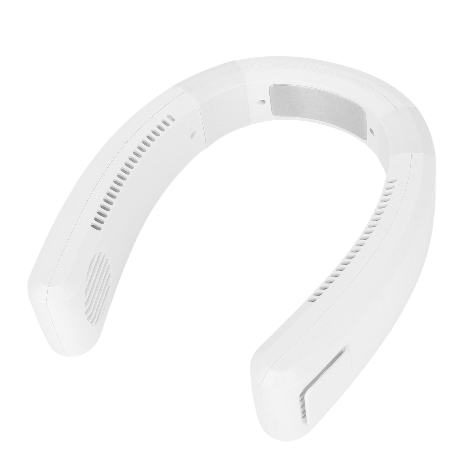 Neck Fan USB Charging 80 Holes 4000 to 5500rpm High Poly Wind Wearable Fan Portable Fan for Household Outdoor White - Image 4