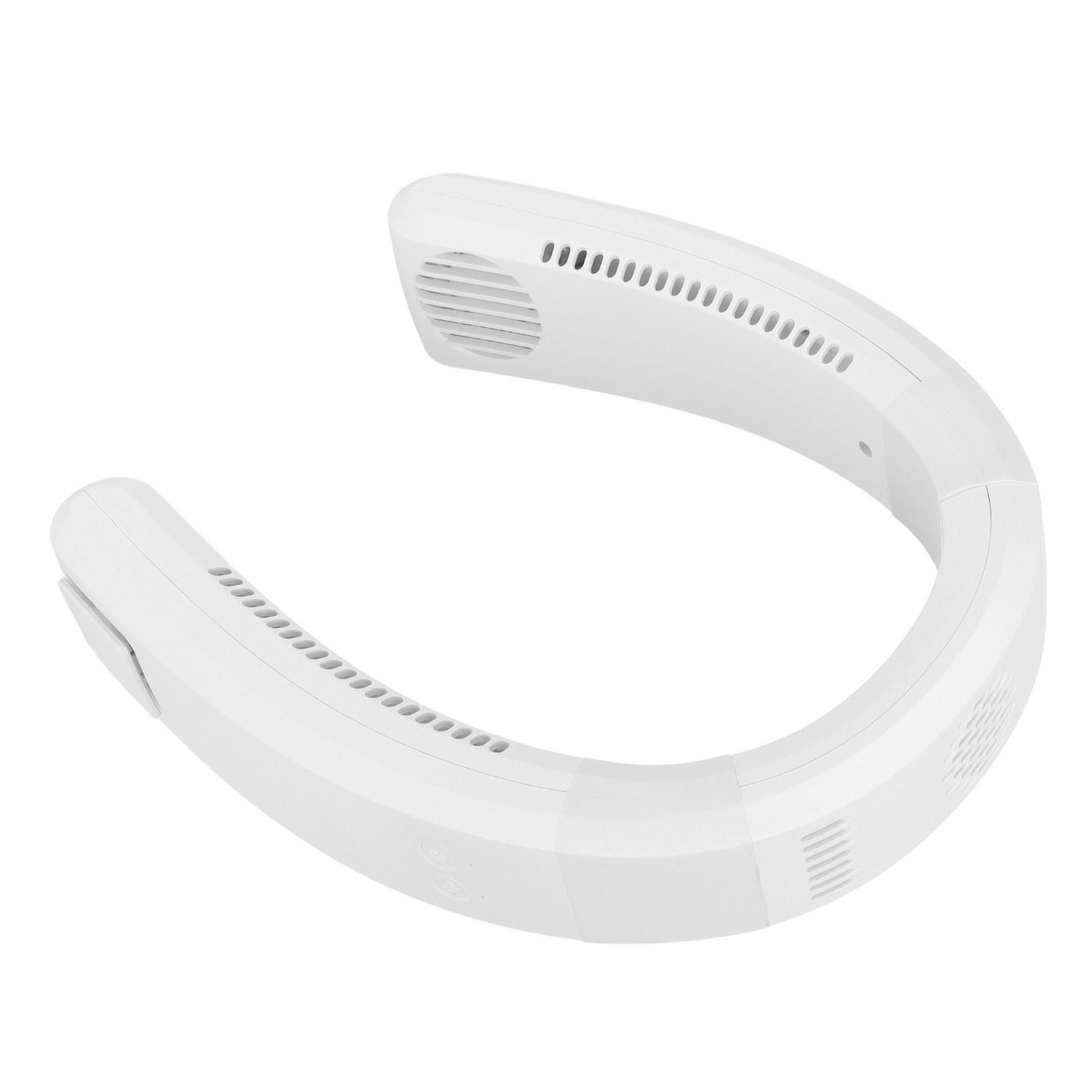Neck Fan USB Charging 80 Holes 4000 to 5500rpm High Poly Wind Wearable Fan Portable Fan for Household Outdoor White - Image 5