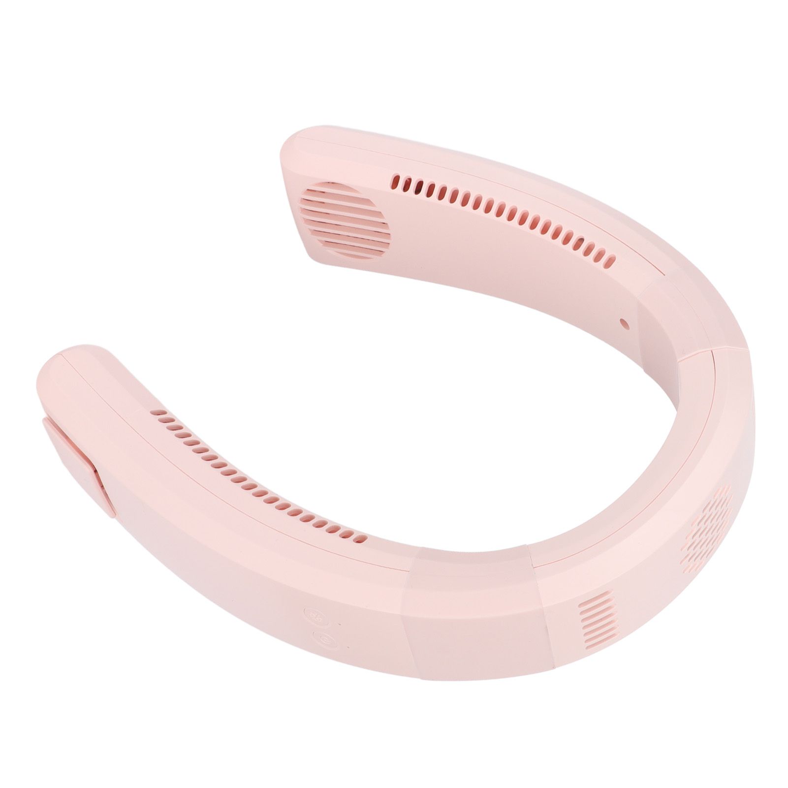 Neck Fan USB Charging 80 Holes 4000 to 5500rpm High Poly Wind Wearable Fan Portable Fan for Household Outdoor Pink - Image 6