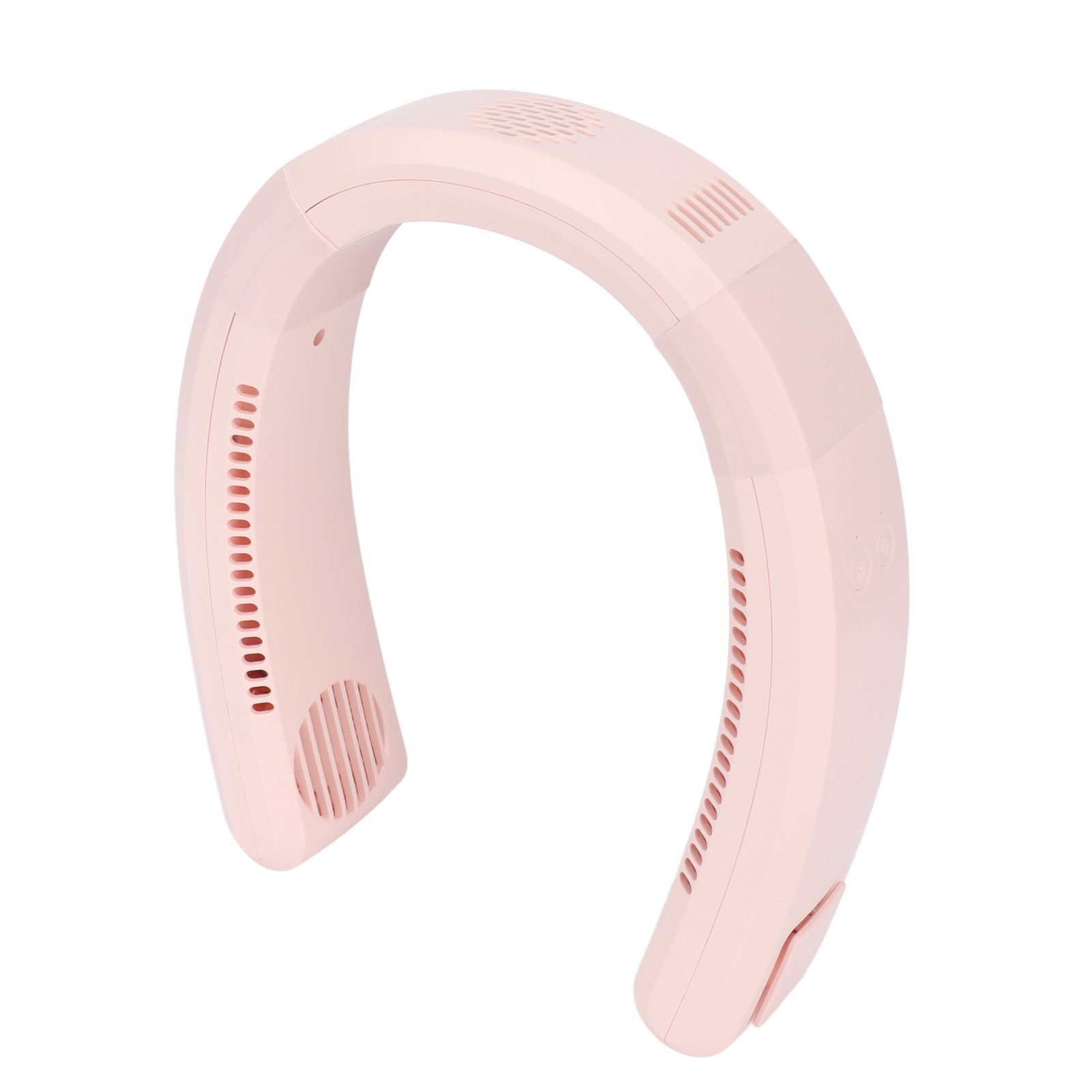 Neck Fan USB Charging 80 Holes 4000 to 5500rpm High Poly Wind Wearable Fan Portable Fan for Household Outdoor Pink - Image 7