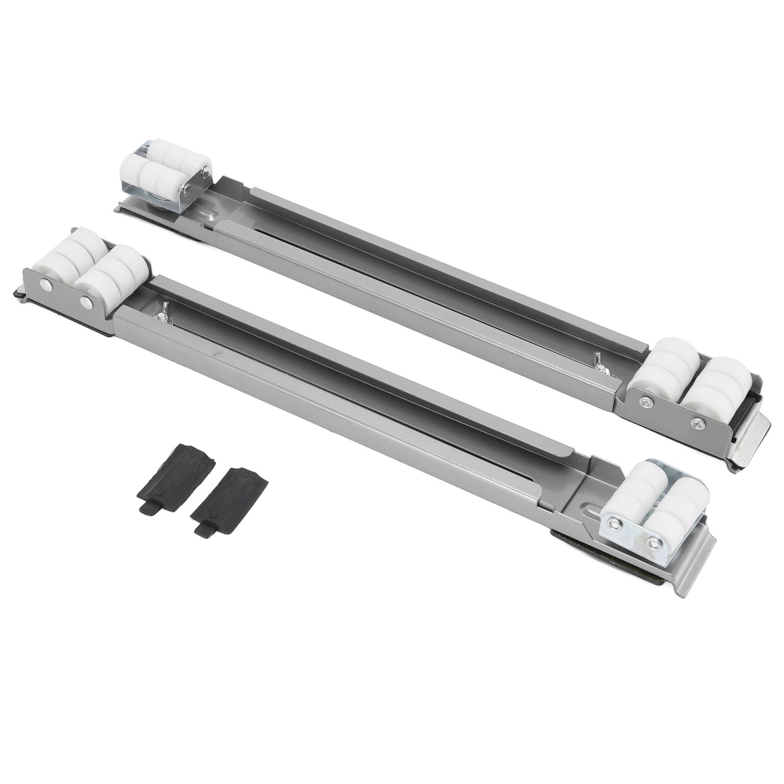 Heavy Duty Extensible Appliance Roller Load Bearing 300KG Universal Wheels Base Appliance Slider for Washer Furniture Silver - Image 1