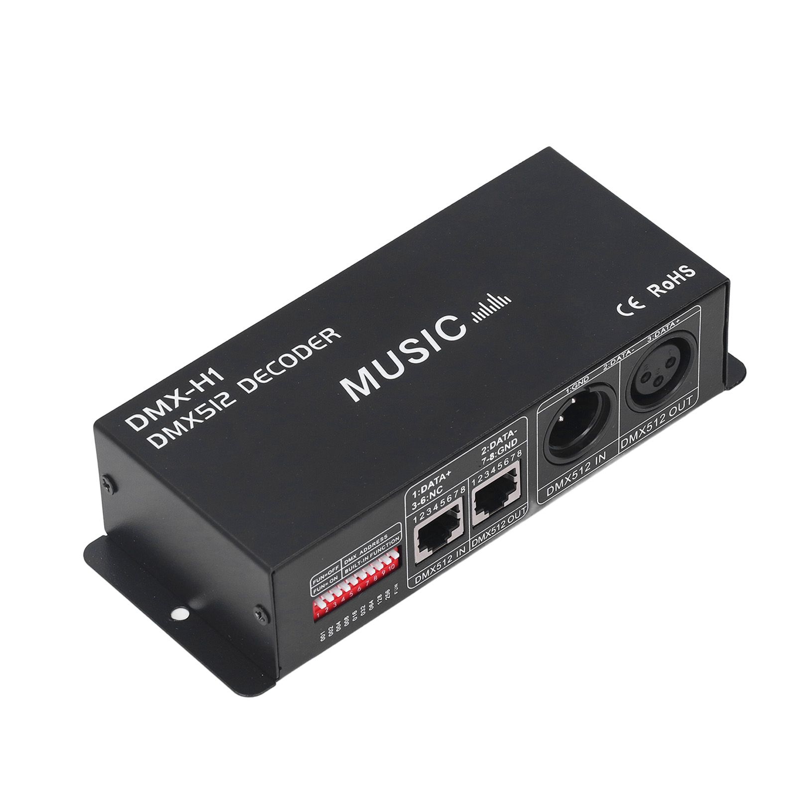 4 Channel DMX 512 Decorder Adjustable RGB Dimming LED Decorder Controller for Bars Hotels Sober Bars4A - Image 4