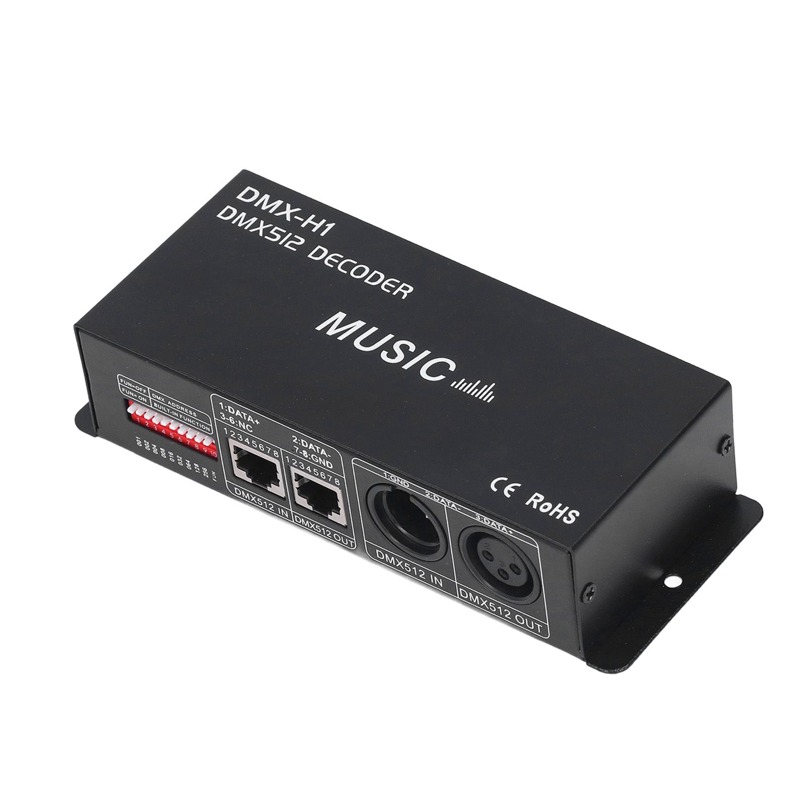 4 Channel DMX 512 Decorder Adjustable RGB Dimming LED Decorder Controller for Bars Hotels Sober Bars4A - Image 8
