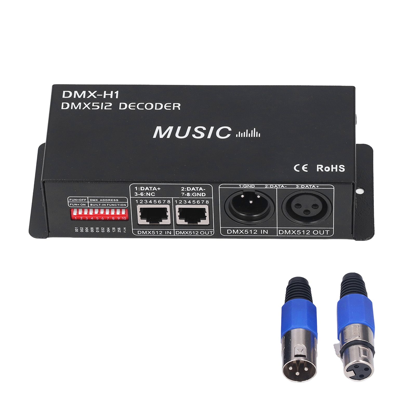 4 Channel DMX 512 Decorder Adjustable RGB Dimming LED Decorder Controller for Bars Hotels Sober Bars8A - Image 1