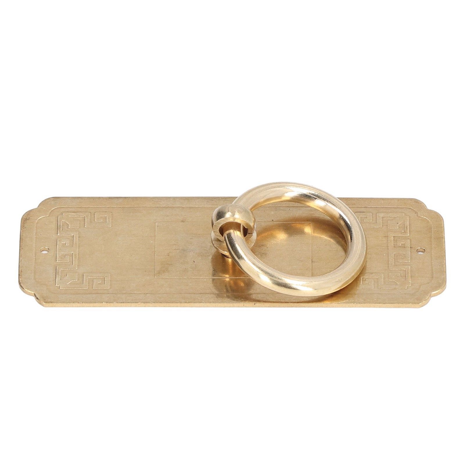 Cabinet Door Handle Chinese Furniture Antique Pattern Pure Copper Cabinet Doors Window Retro HandleLength 10cm - Image 5