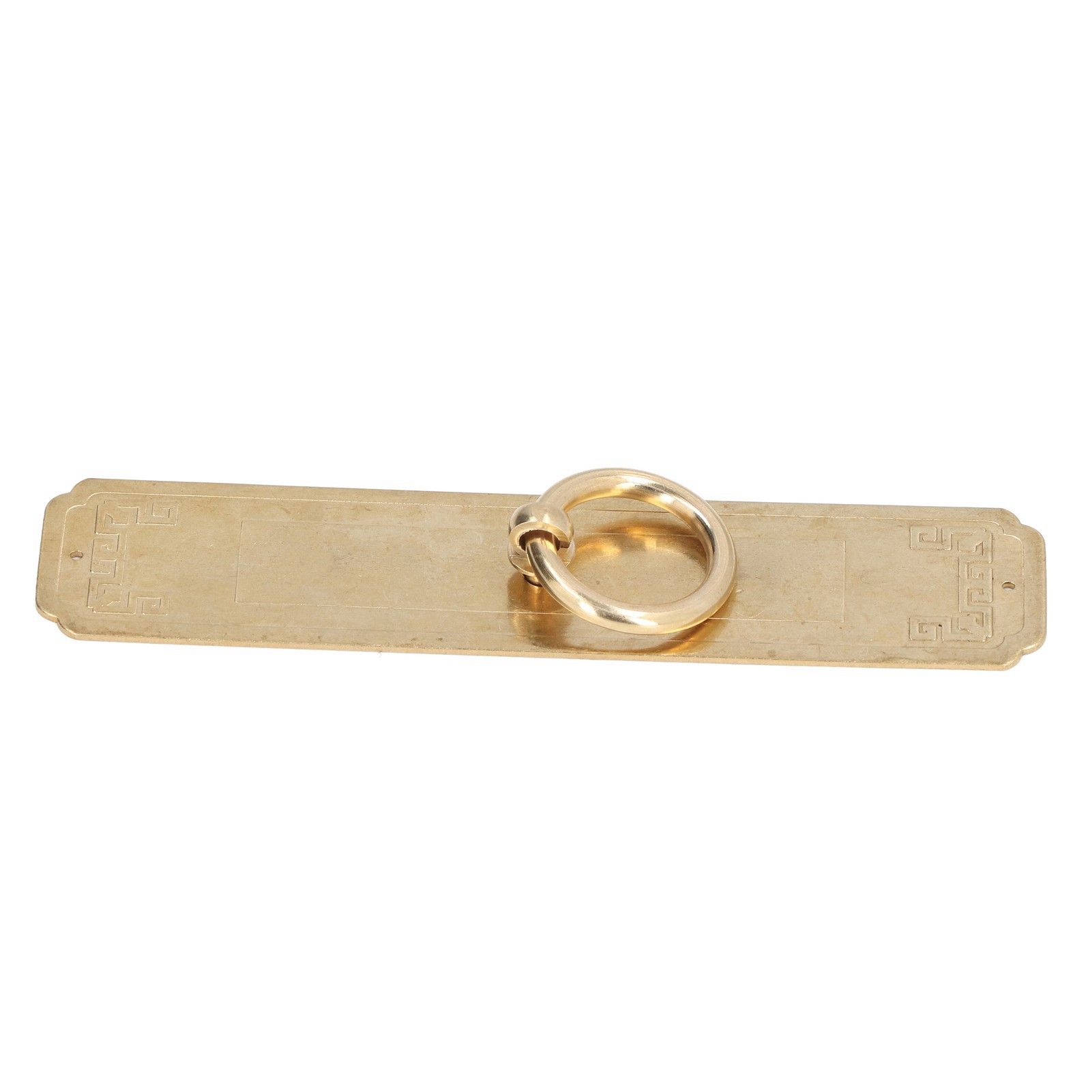Cabinet Door Handle Chinese Furniture Antique Pattern Pure Copper Cabinet Doors Window Retro HandleLength 16cm - Image 2