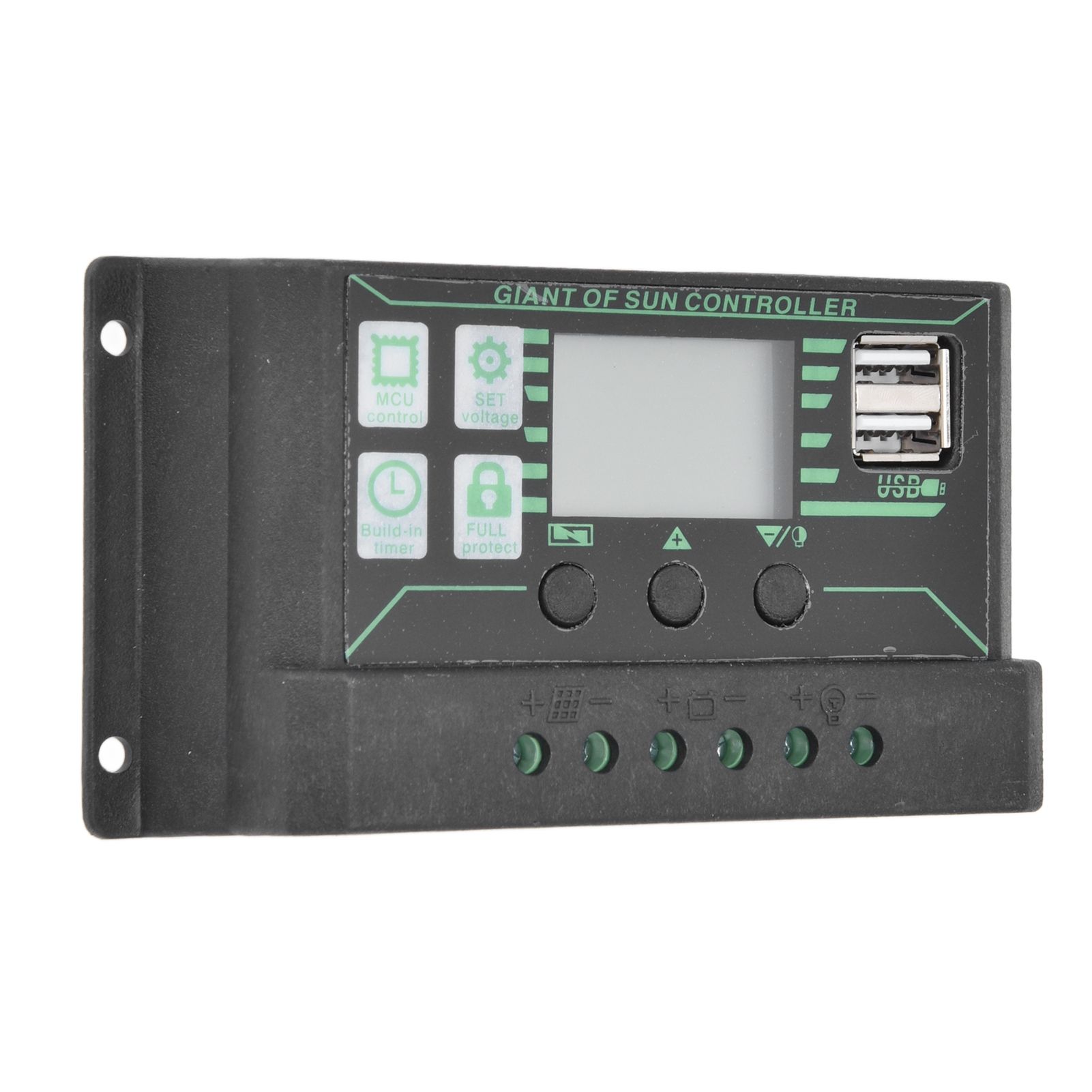 Solar Charge Discharge Controller Adjustable LCD Display PWM Dual USB Photovoltaic MPPT Solar Panel Regulator 10A - Image 7