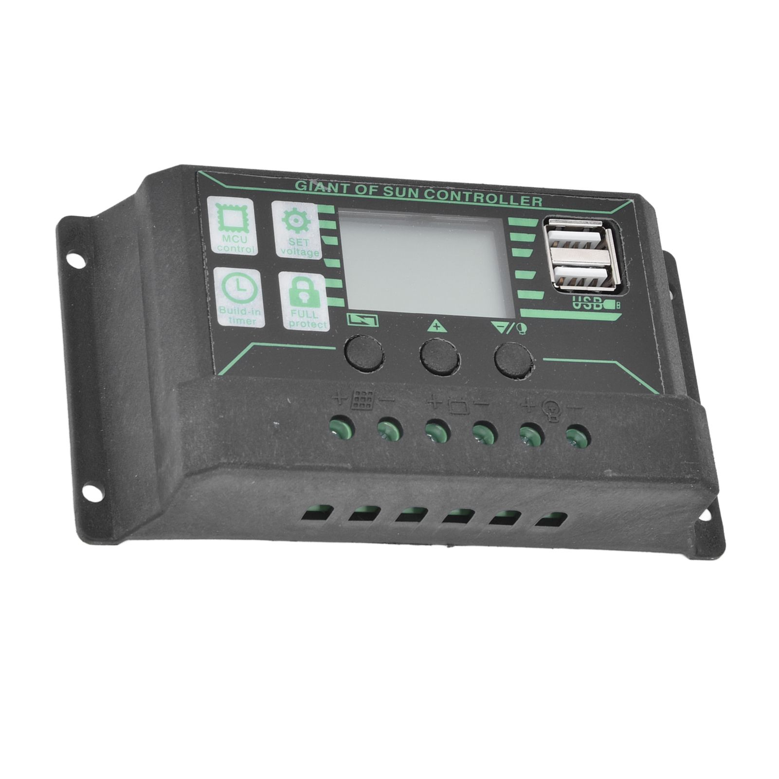 Solar Charge Discharge Controller Adjustable LCD Display PWM Dual USB Photovoltaic MPPT Solar Panel Regulator 20A - Image 6