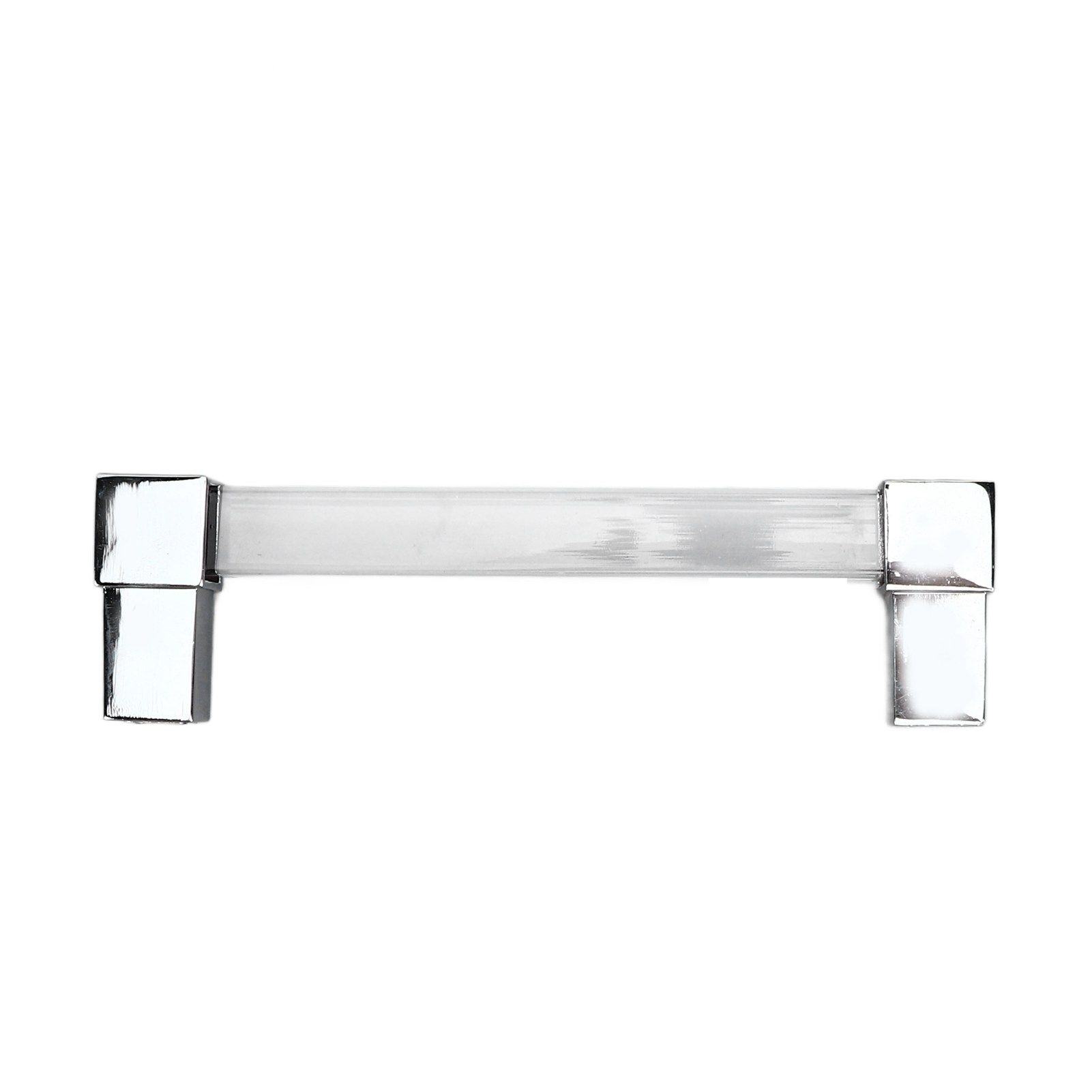 Acrylic Drawer Pulls Single Hole Crystal Cabinet Drawer Pulls for Kitchen Cabinets Dresser Cupboard Hole Spacing 128 Silver - Image 6