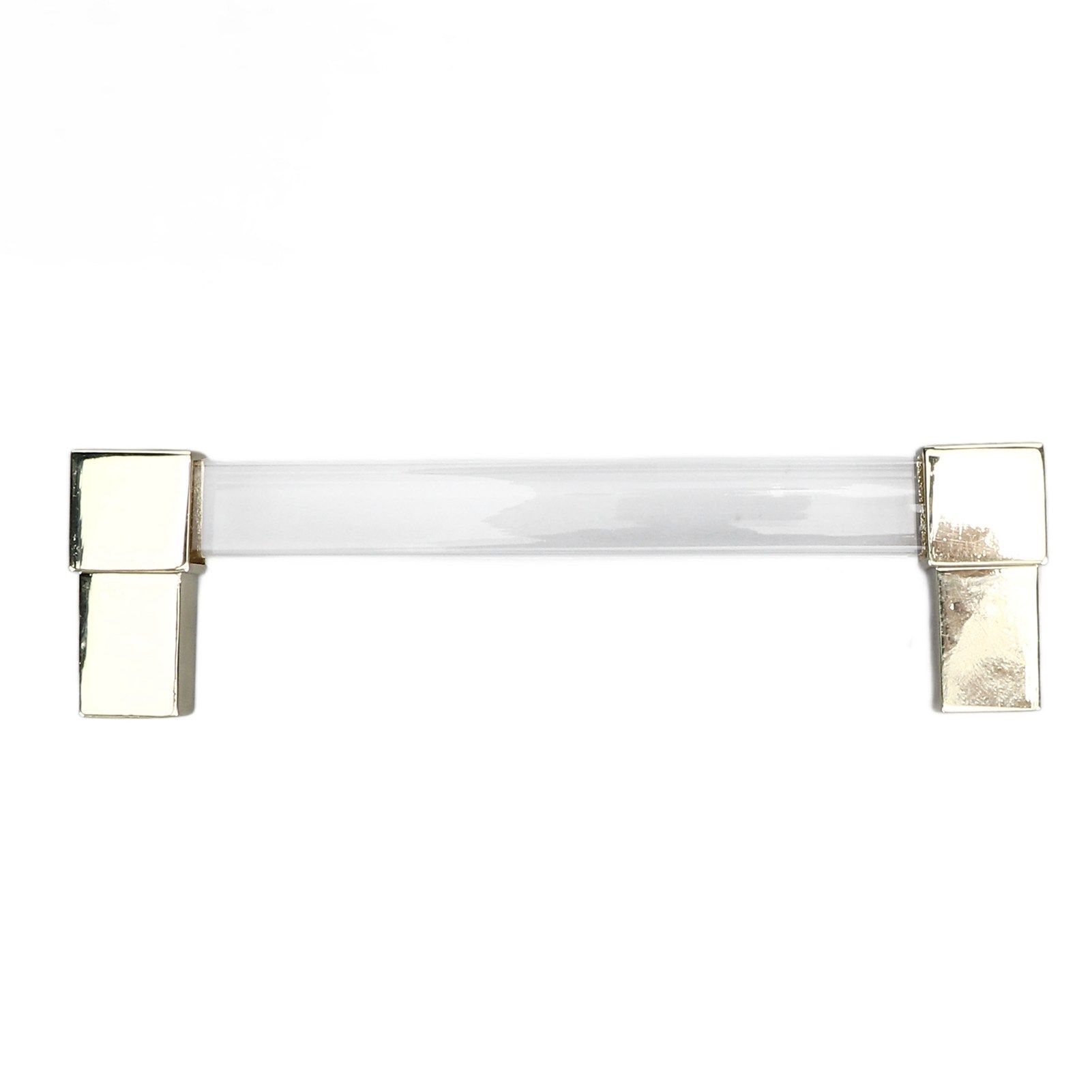 Acrylic Drawer Pulls Single Hole Crystal Cabinet Drawer Pulls for Kitchen Cabinets Dresser Cupboard Hole Spacing 128 Gold - Image 3